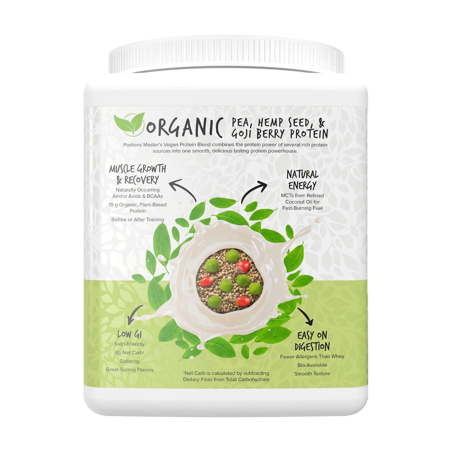 Vegan Protein Blend - Unflavored (15 Servings)