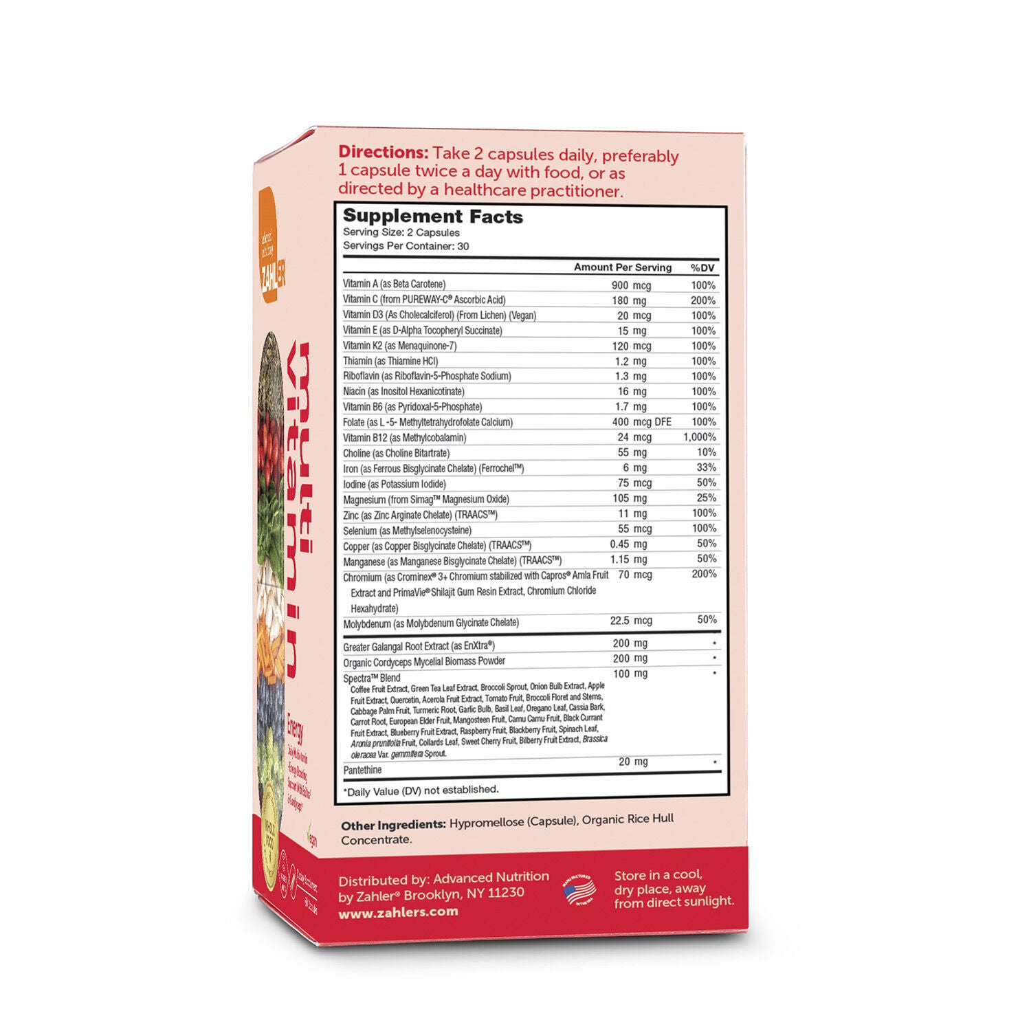 Multi Vitamin Energy - 60 Capsules (30 Servings)  | GNC