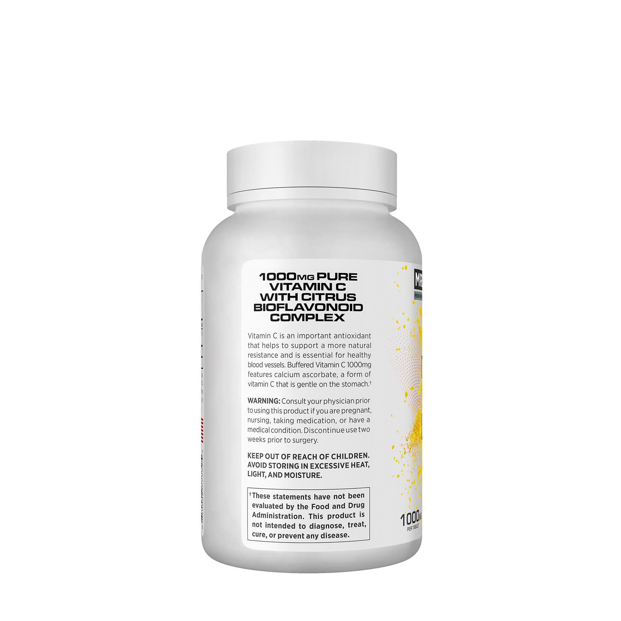 Vitamin C &reg; - 180 Tablets (190 Servings)  | GNC