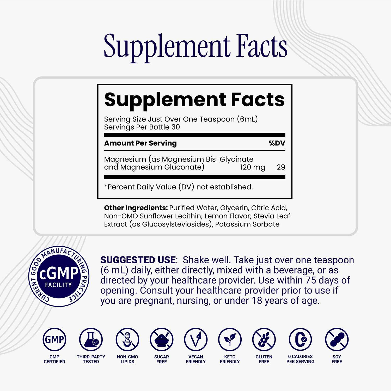 Liposomal Magnesium - 6 fl oz. (30 Servings)