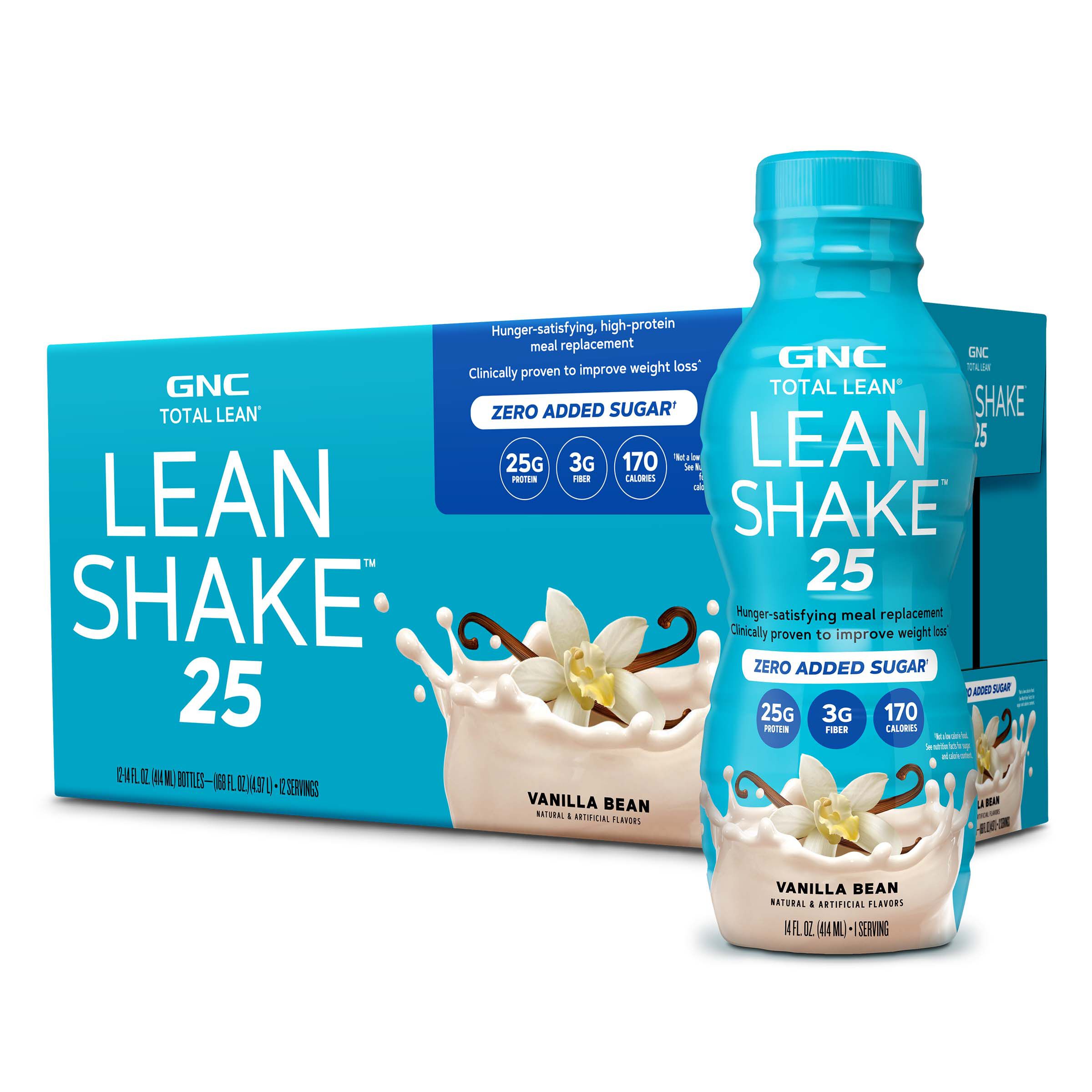 Lean Shake 25 - Vanilla Bean - 14oz. (12 Bottles) Vanilla Bean | GNC