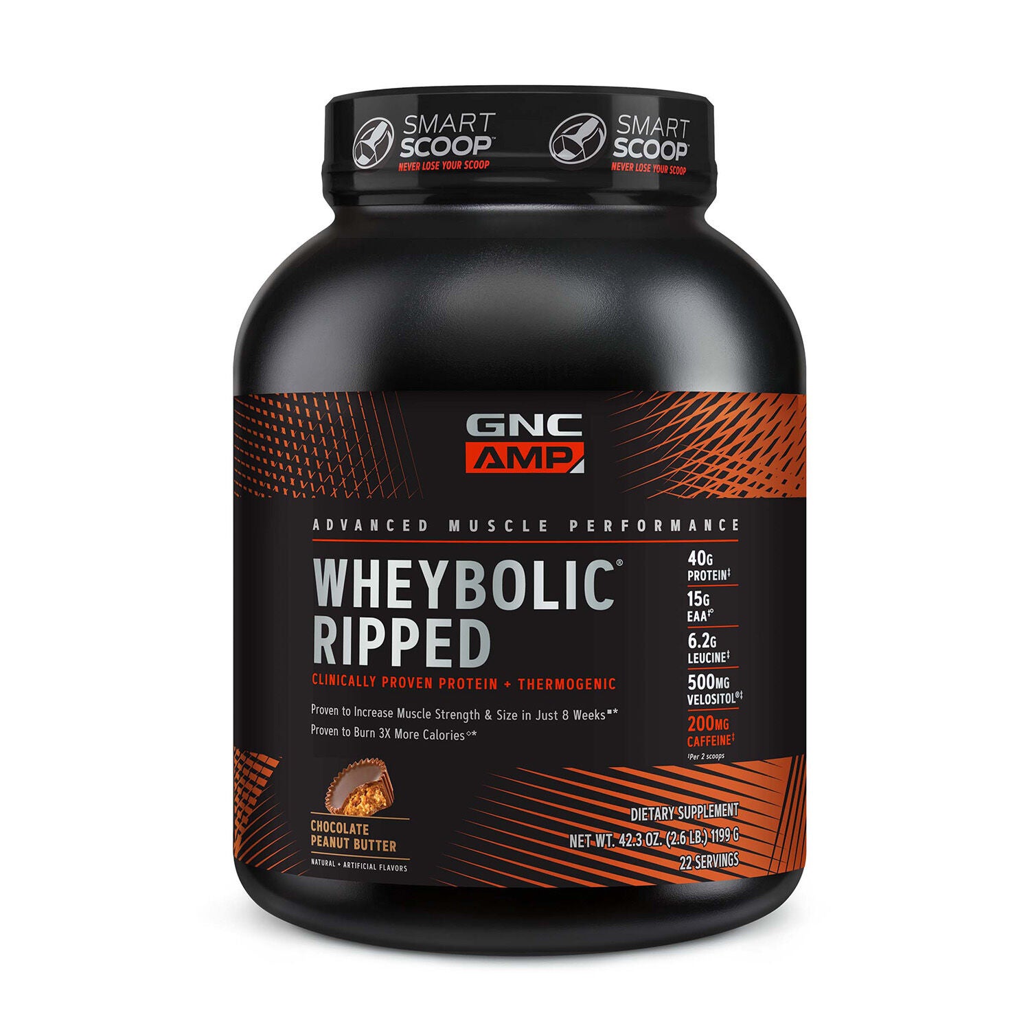 Wheybolic&trade; Ripped - Chocolate Peanut Butter (22 Servings) Chocolate Peanut Butter | GNC