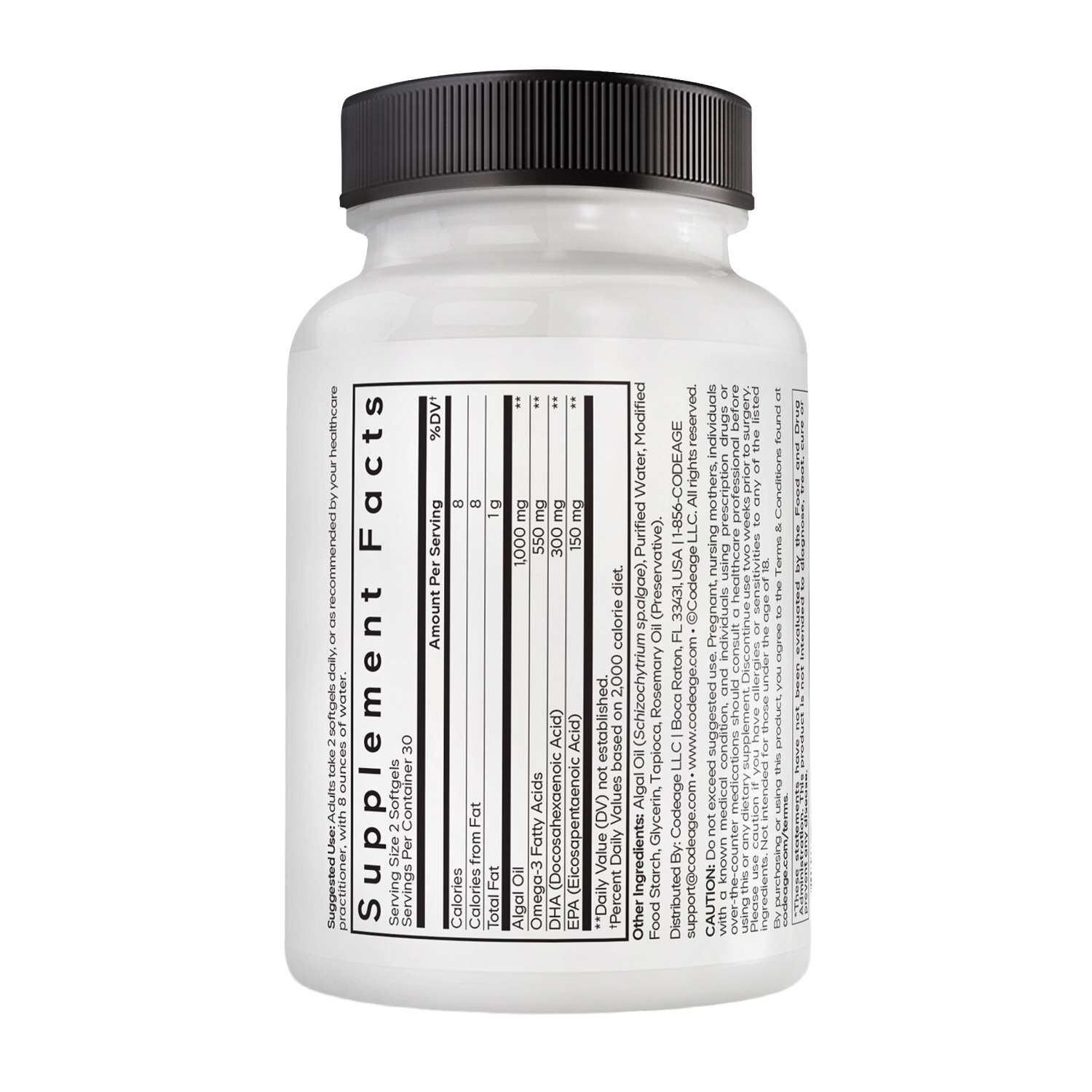 Amen Algal Oil - 60 Softgels (30 Servings)  | GNC