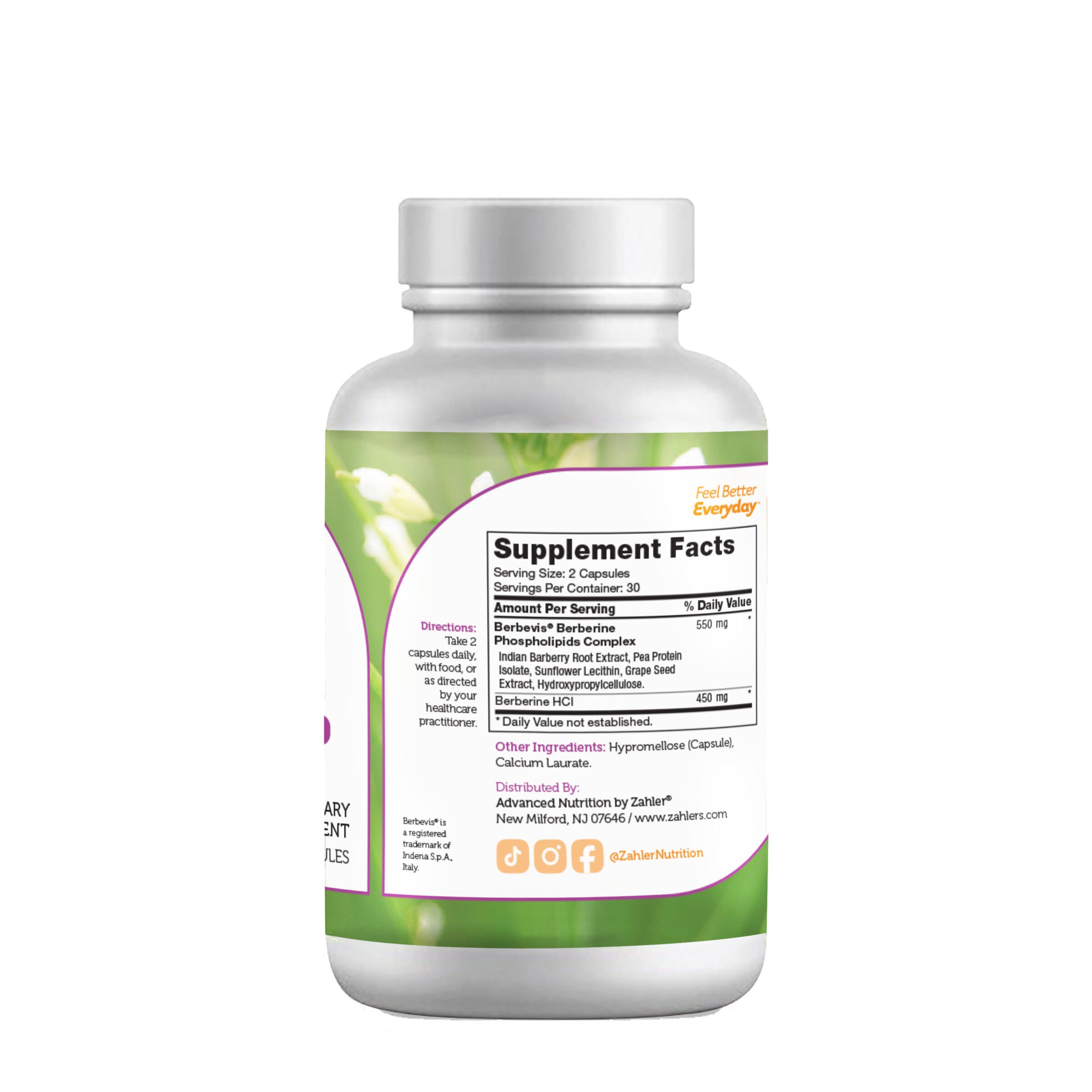 Berberine - 60 Capsules (30 Servings)  | GNC