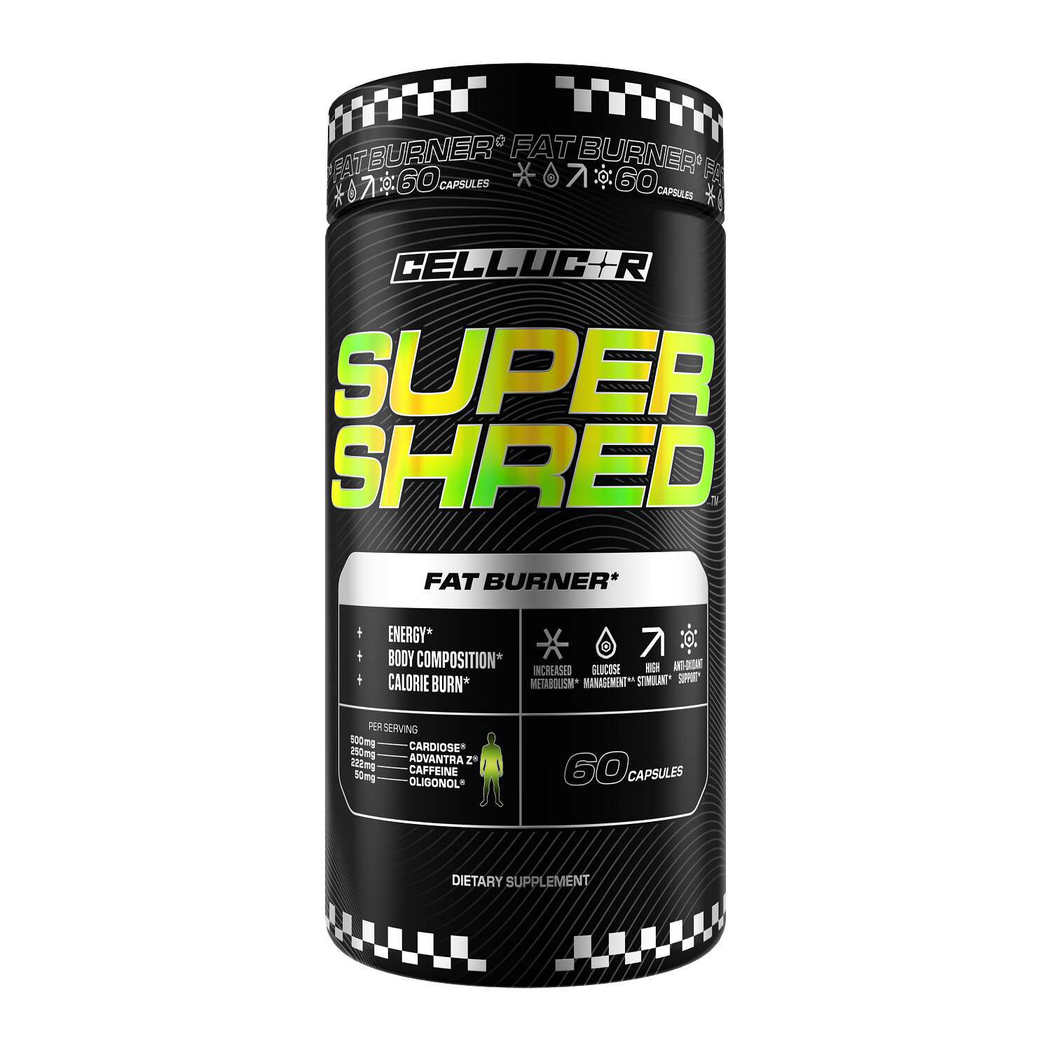 Super Shred - 60 Capsules (30 Servings)  | GNC