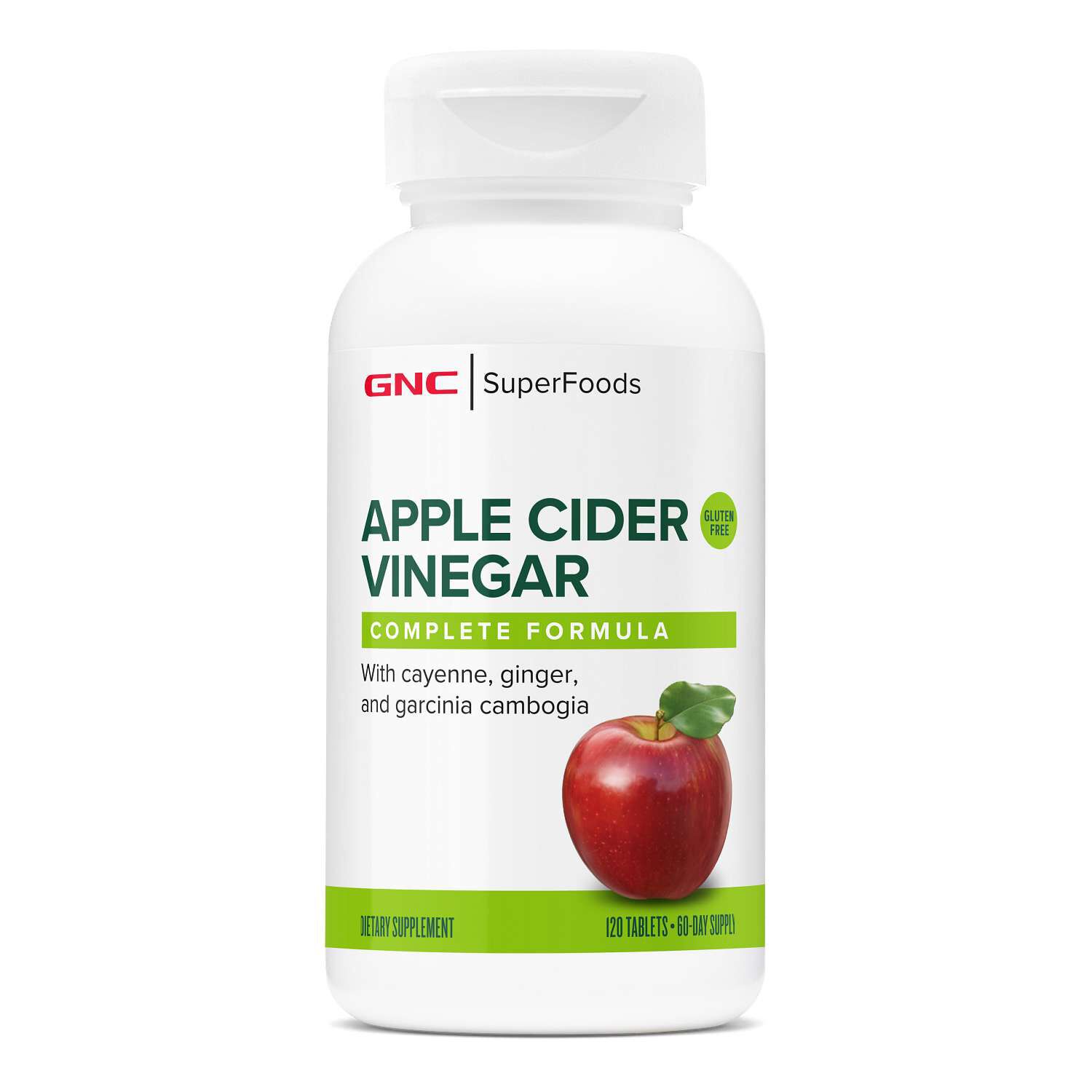 Apple Cider Vinegar - 120 Tablets (60 Servings)