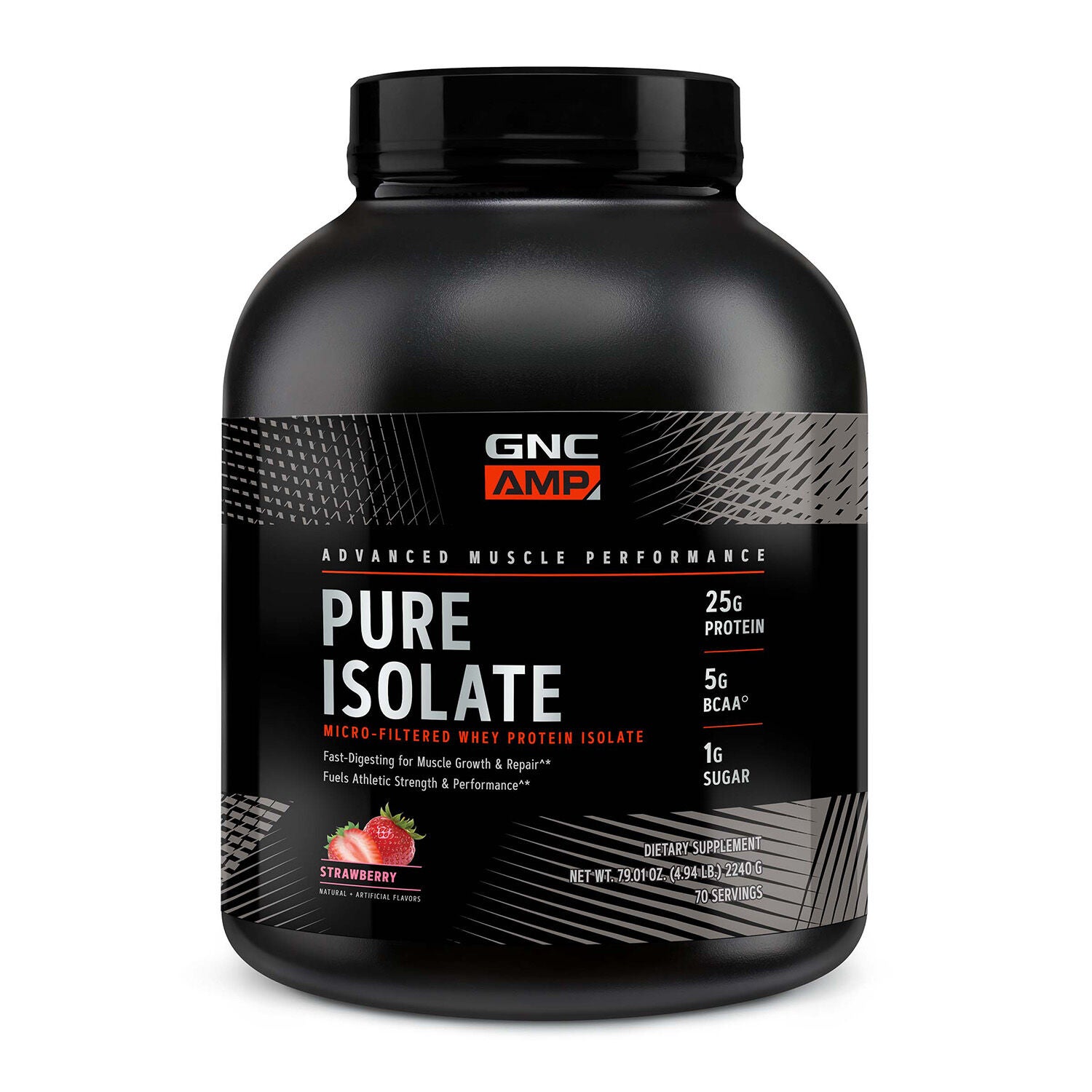 Pure Isolate Whey Protein - Strawberry (70 Servings) Strawberry | GNC
