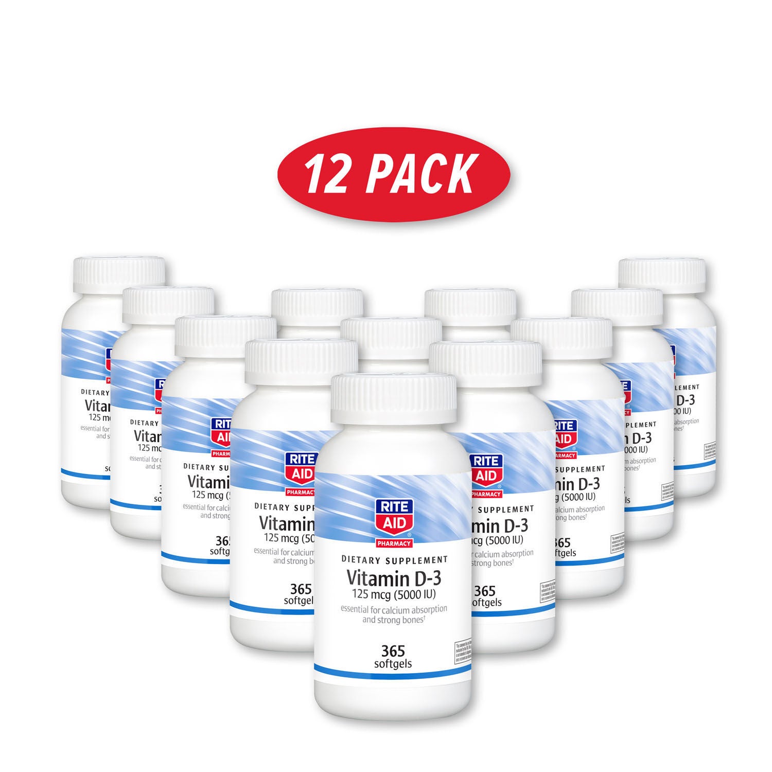 Vitamin D3 12 Pack GNC