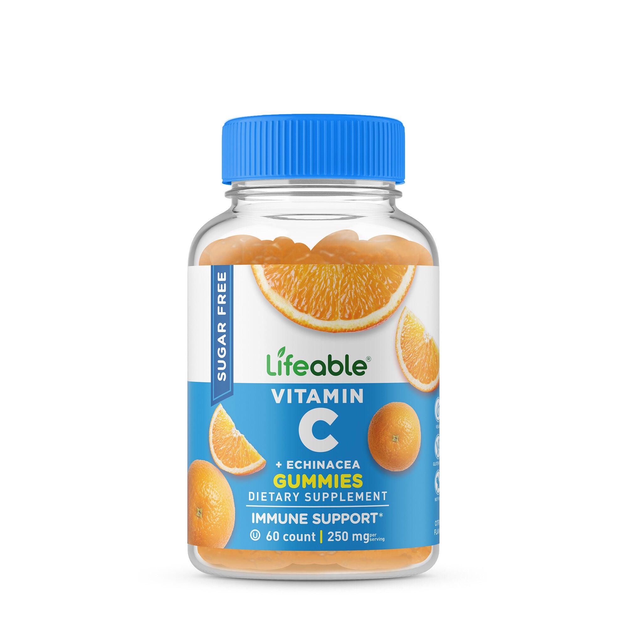 Sugar Free Vitamin C 250mg - 60 Gummies (30 Servings)  | GNC