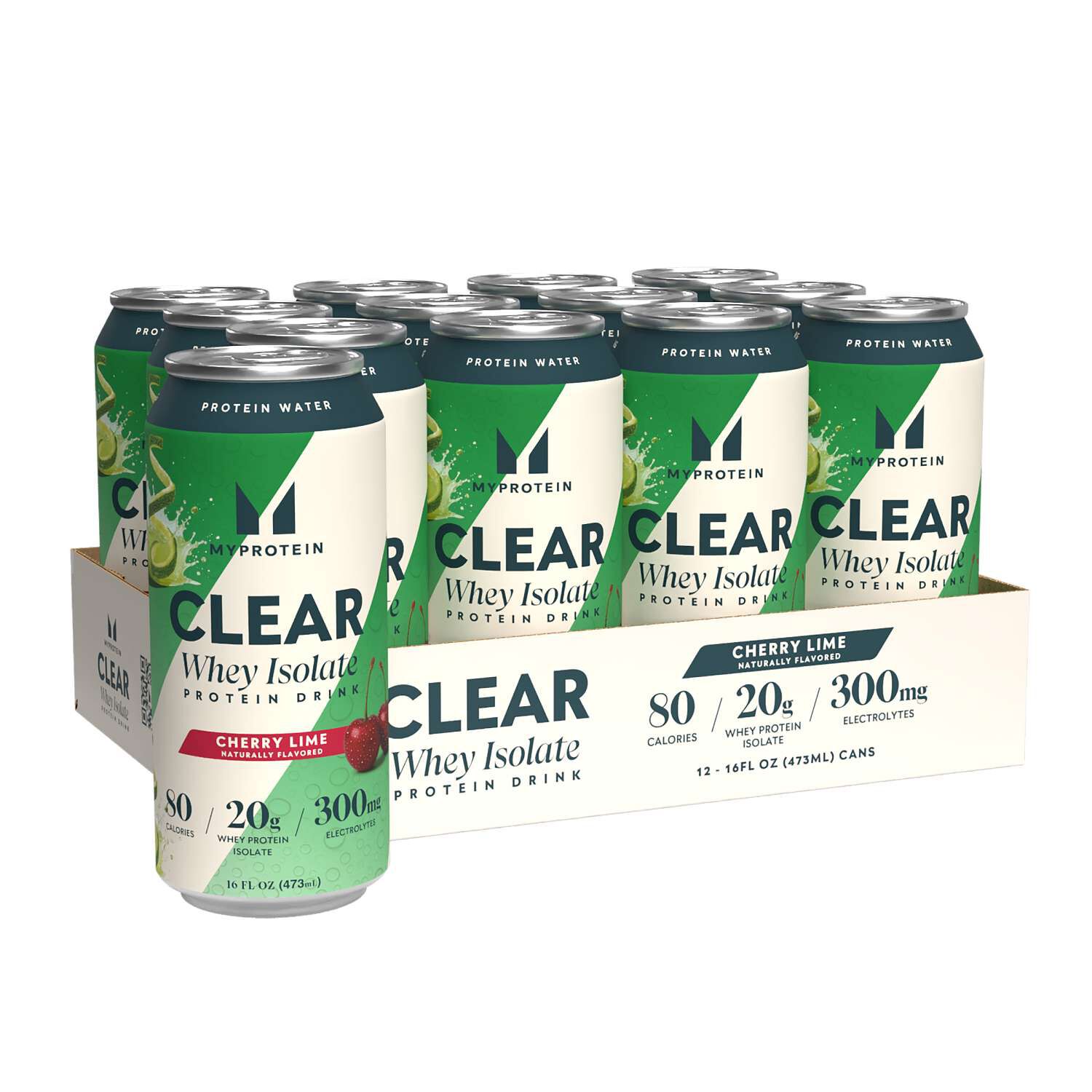 Clear Whey Isolate Protein Drink - Cherry Lime (12 Count)  | GNC