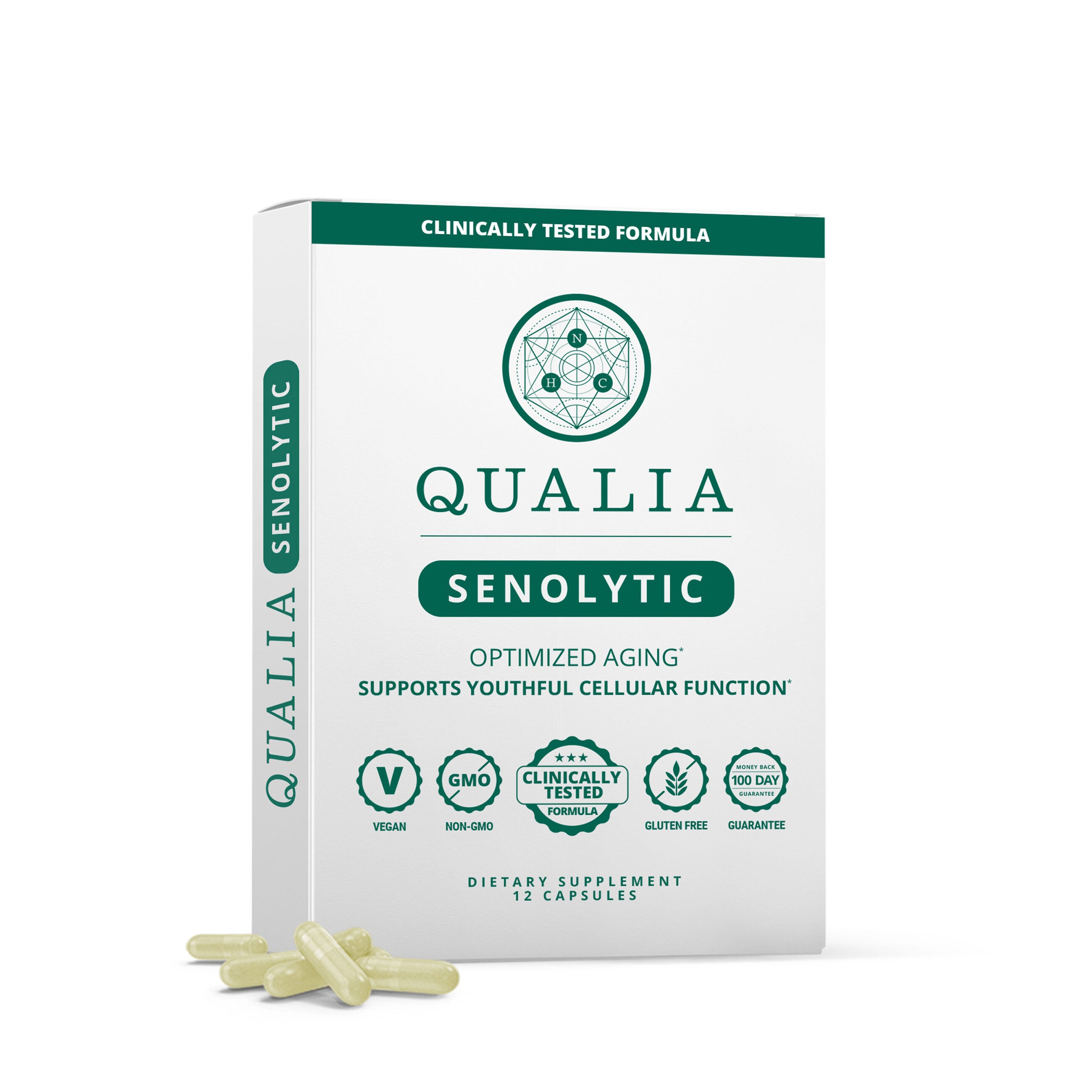 Qualia Senolytic - 12 Capsules (2 Servings)  | GNC