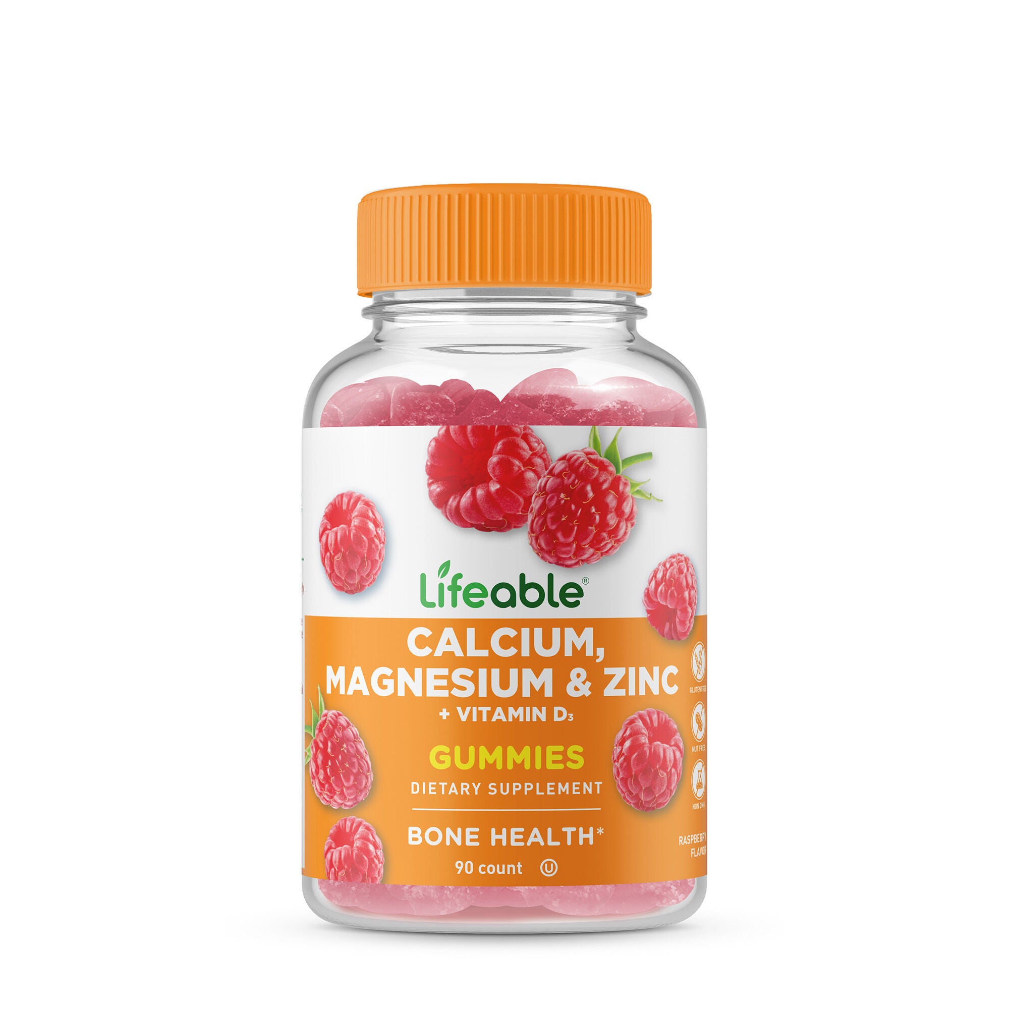 Calcium Magnesium and Zinc - 90 Gummies (30 Servings)  | GNC