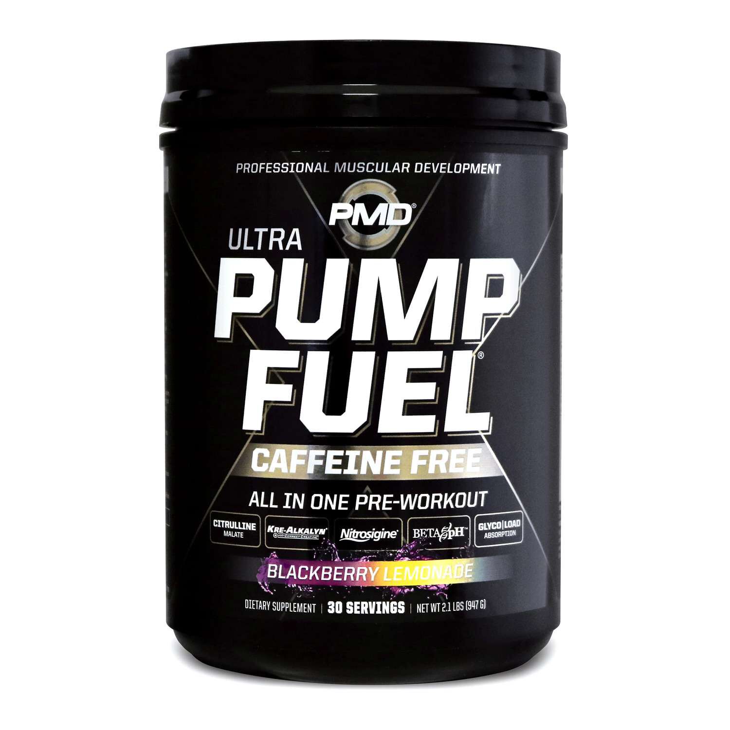 Ultra Pump Fuel&reg; Caffeine Free - Blackberry Lemonade (30 Servings)