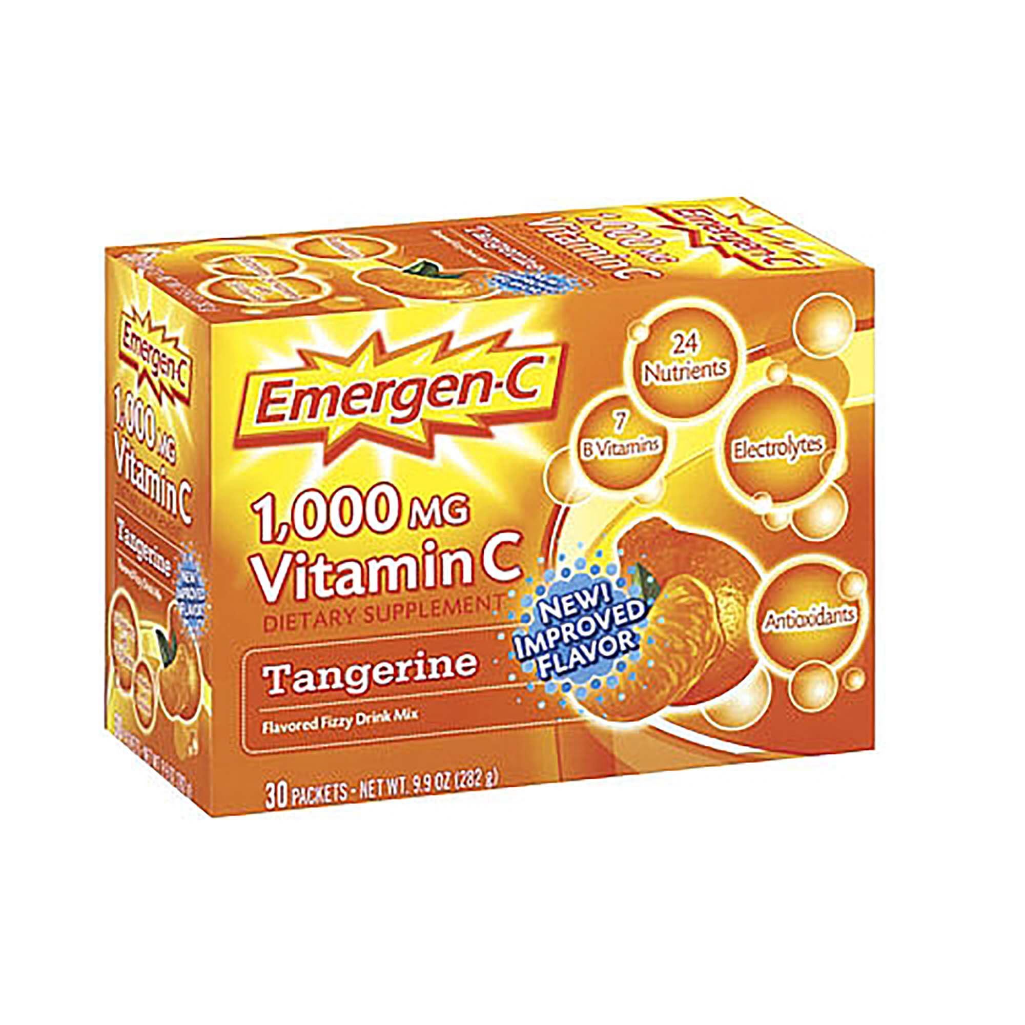 Alacer Emergen C 1 000mg Vitamin C Tangerine Gnc