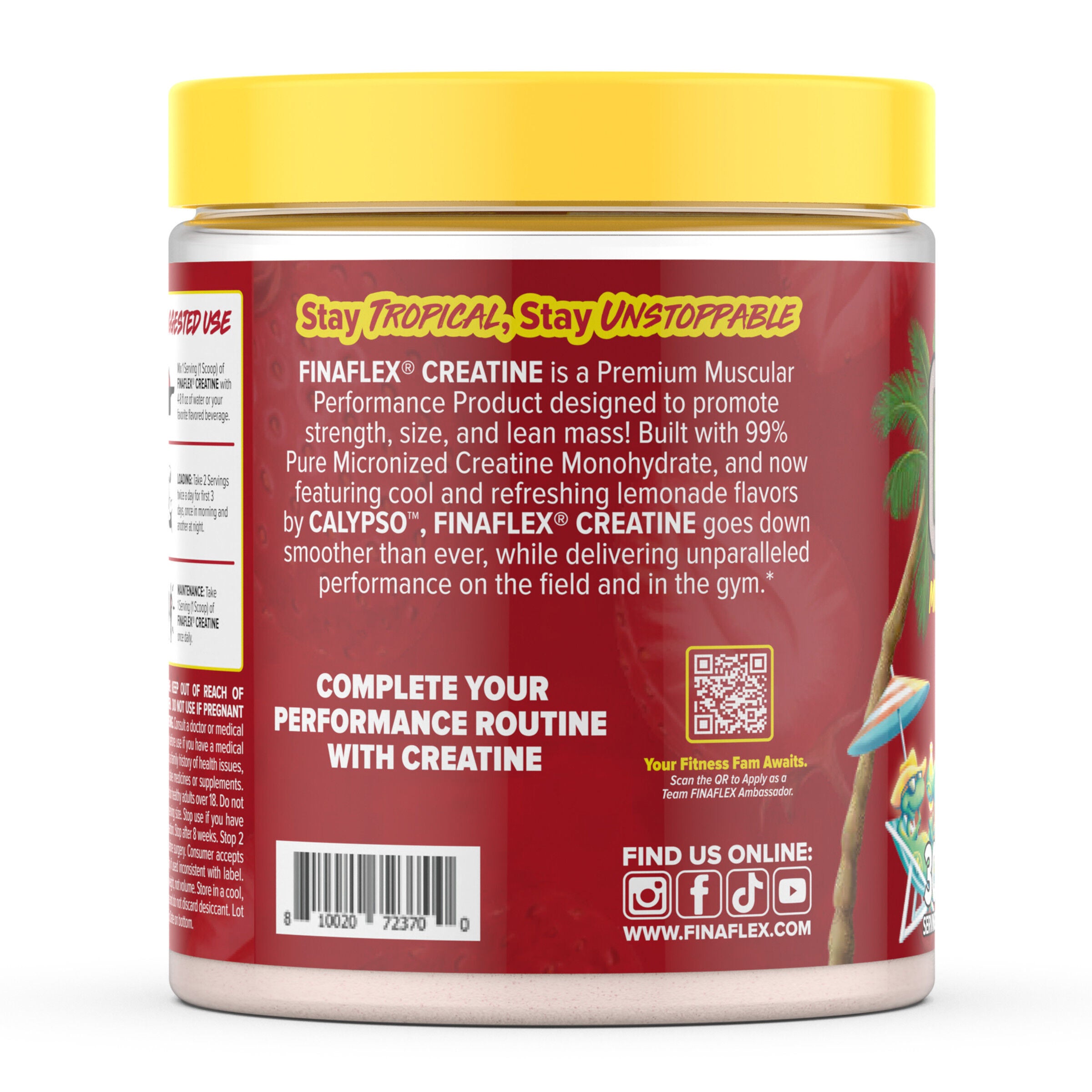 Creatine - Calypso Strawberry Lemonade (30 Servings)