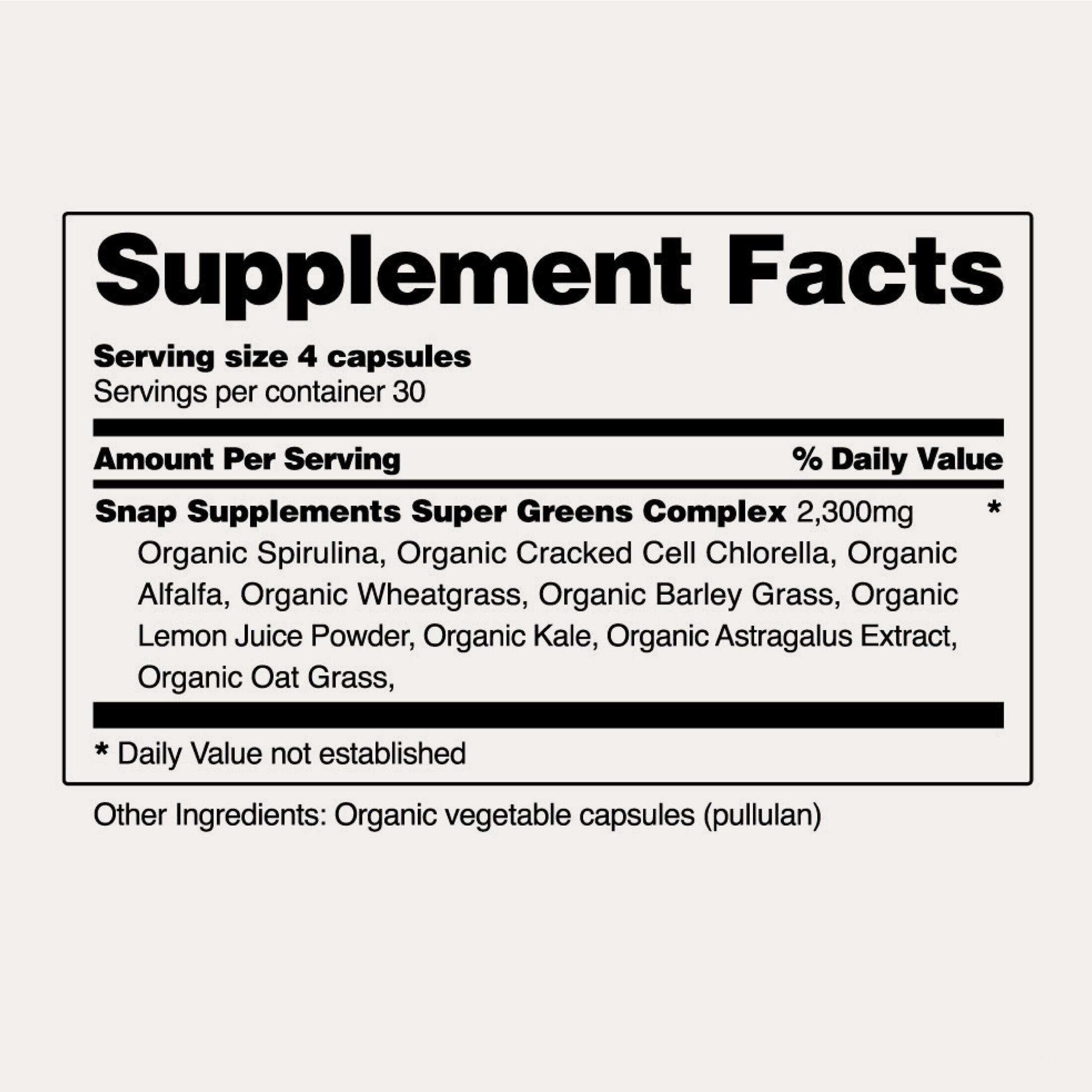 Organic Spirulina + Chlorella - 120 Capsules &#40;30 Servings&#41;  | GNC