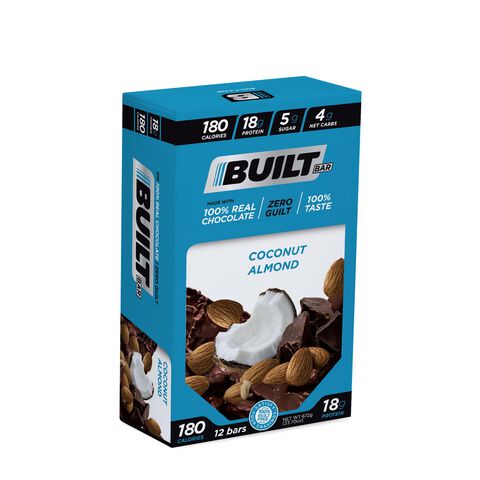 Built Bar - Coconut Almond Protein &#40;12 Bars&#41; Coconut Almond | GNC
