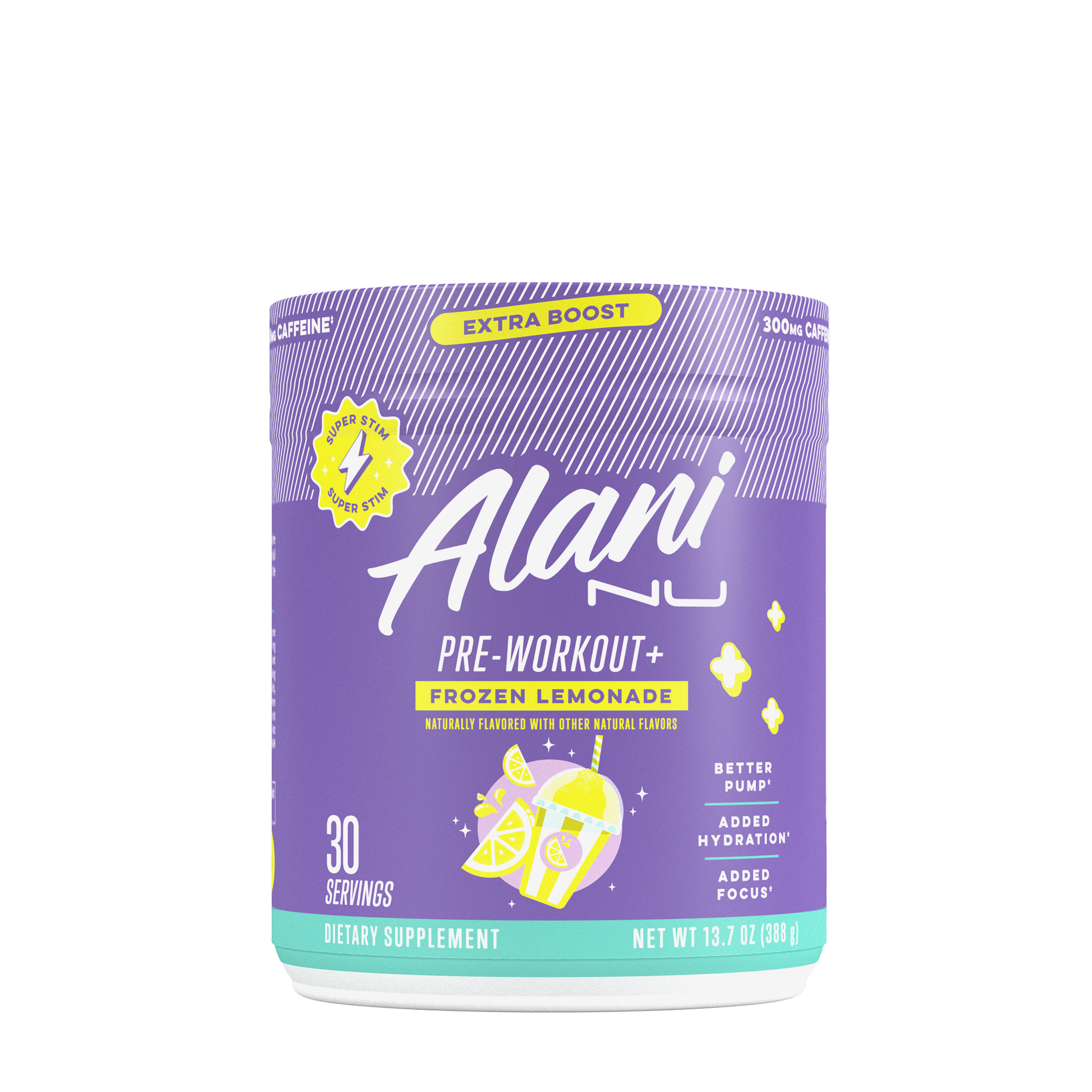 Alani Nu Pre-Workout+ Vegan - Frozen Lemonade (30 Servings)