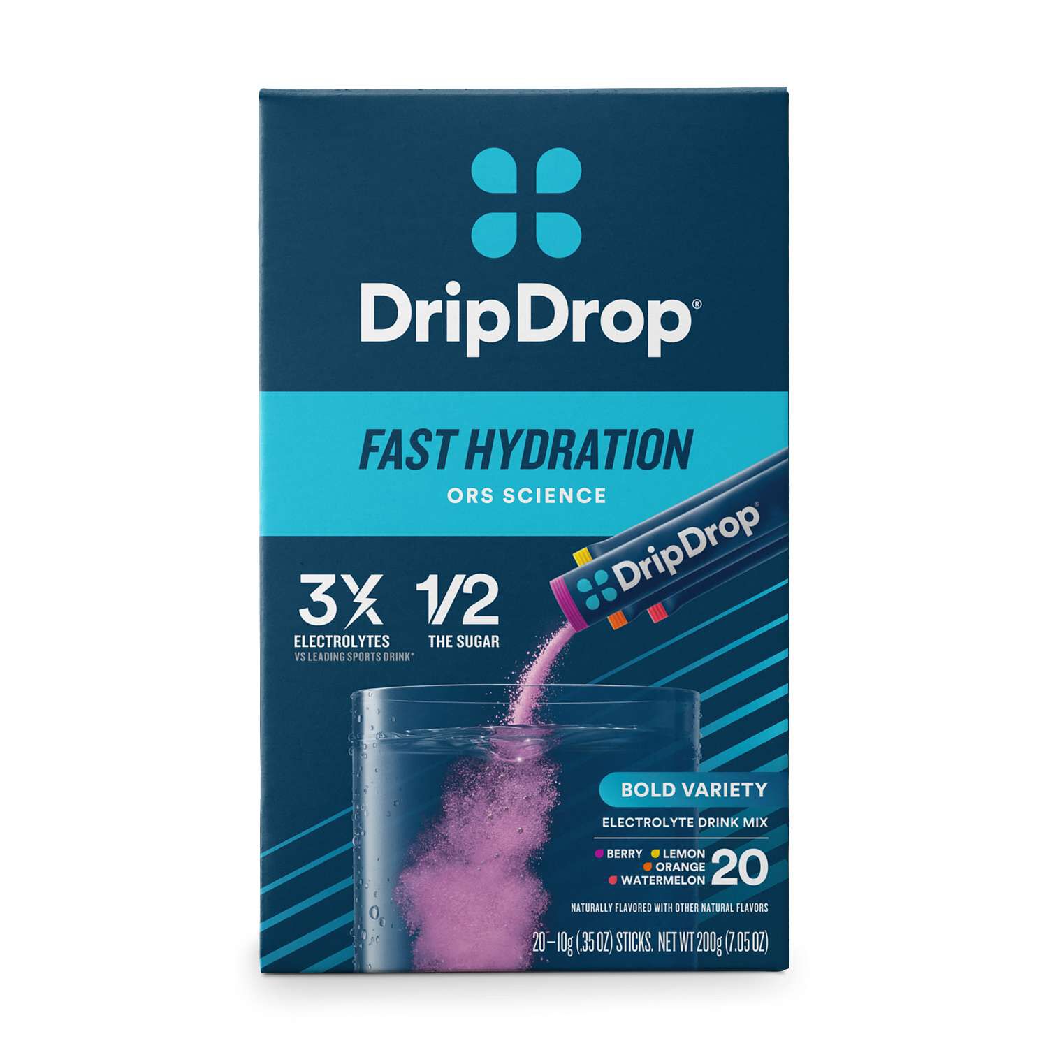 Electrolyte Drink Mix - Bold Variety (20 Stick Packs)  | GNC