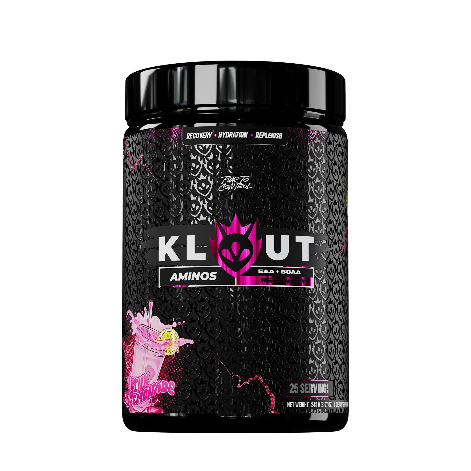 Aminos EAA + BCAA Recovery Pink Lemonade 25 Servings Pink Lemonade