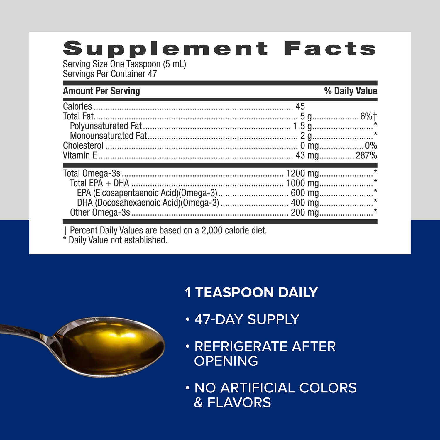 Triple Strength Fish Oil - Orange - 8 oz. (47 Servings)