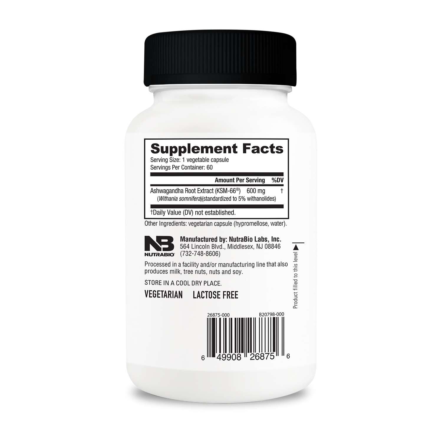 KSM-66 Ashwagandha - 60 Capsules (60 Servings)  | GNC