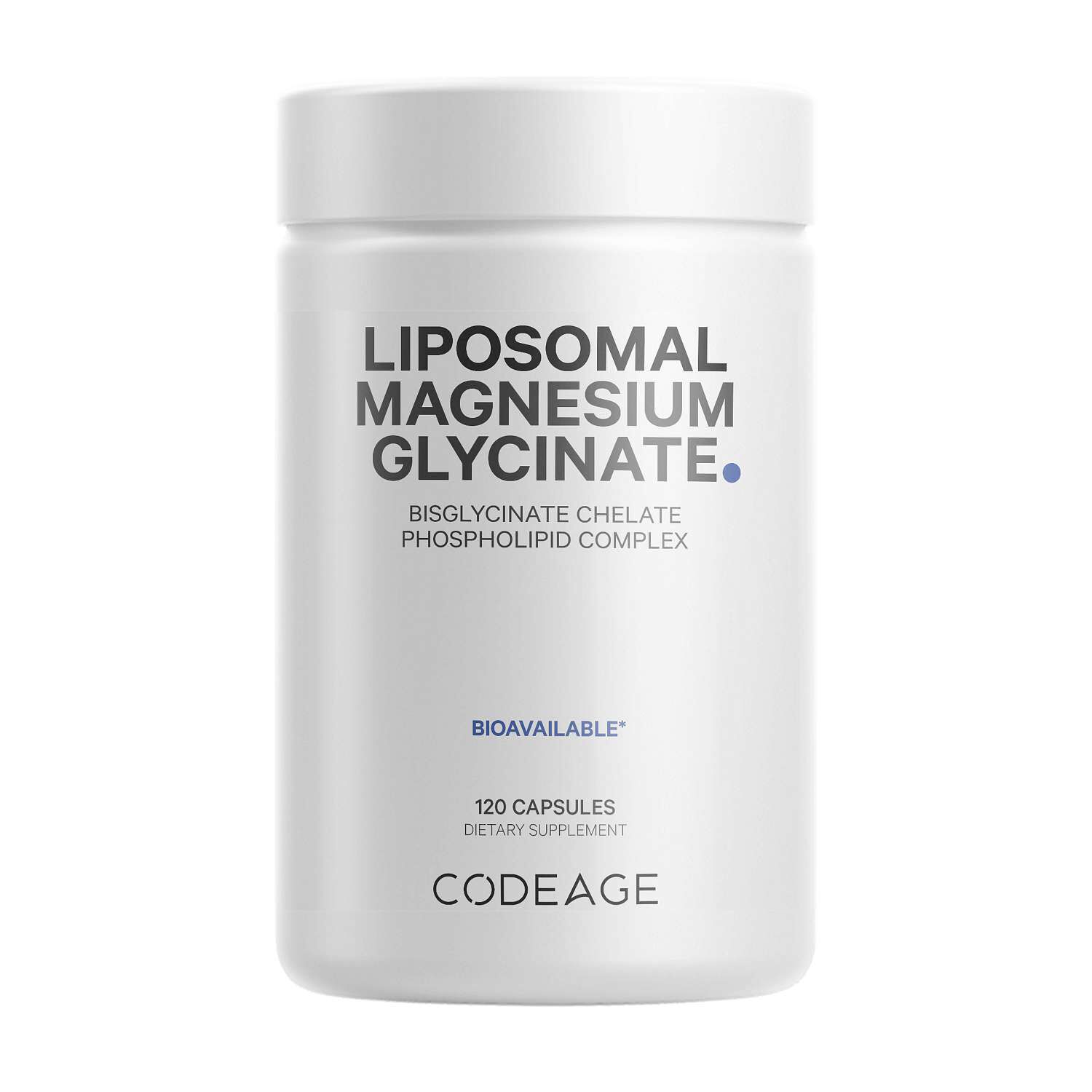 Liposomal Magnesium Glycinate - 120 Capsules (30 Servings)  | GNC