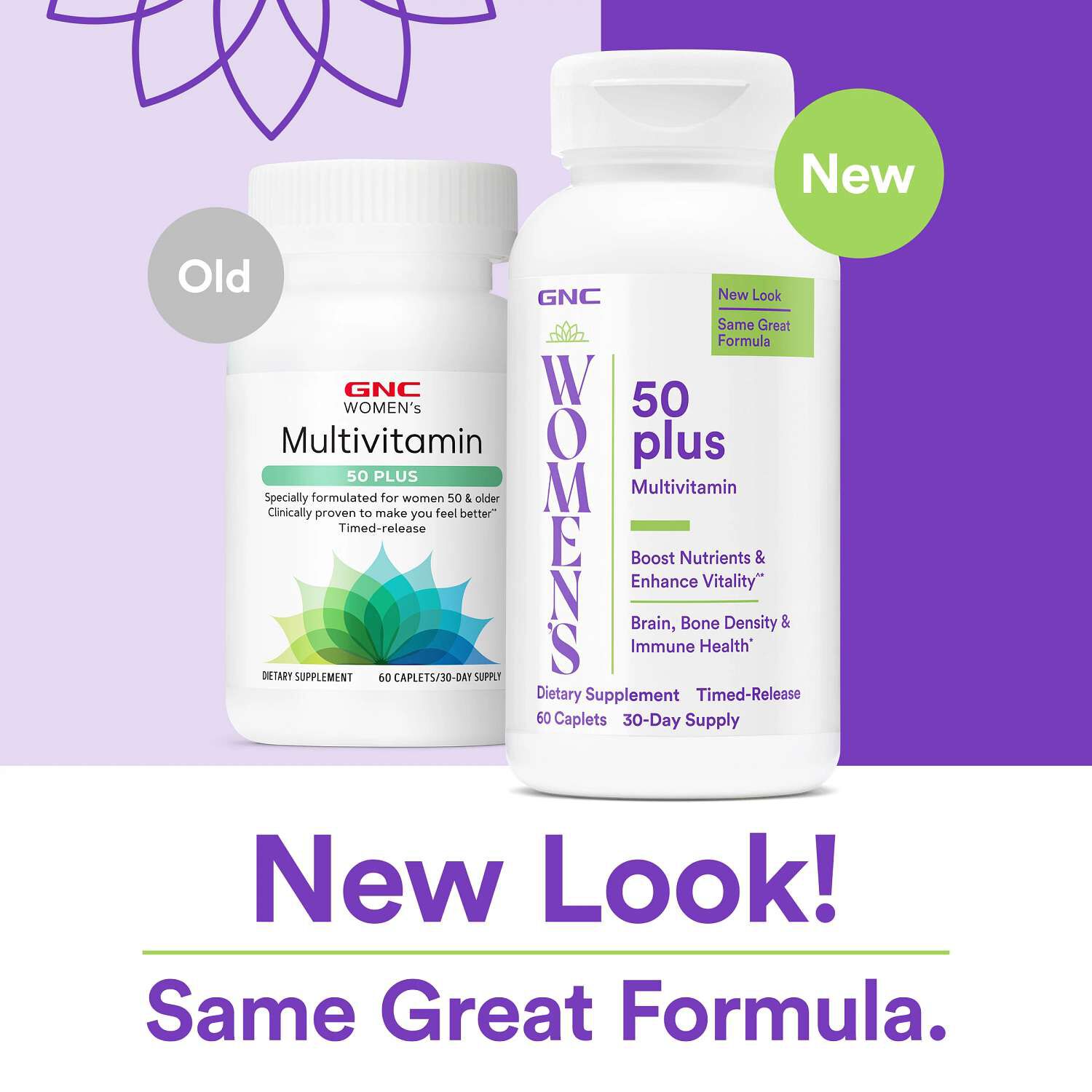 50+ Multivitamin V2 - 60 Capsules (30 Servings)  | GNC