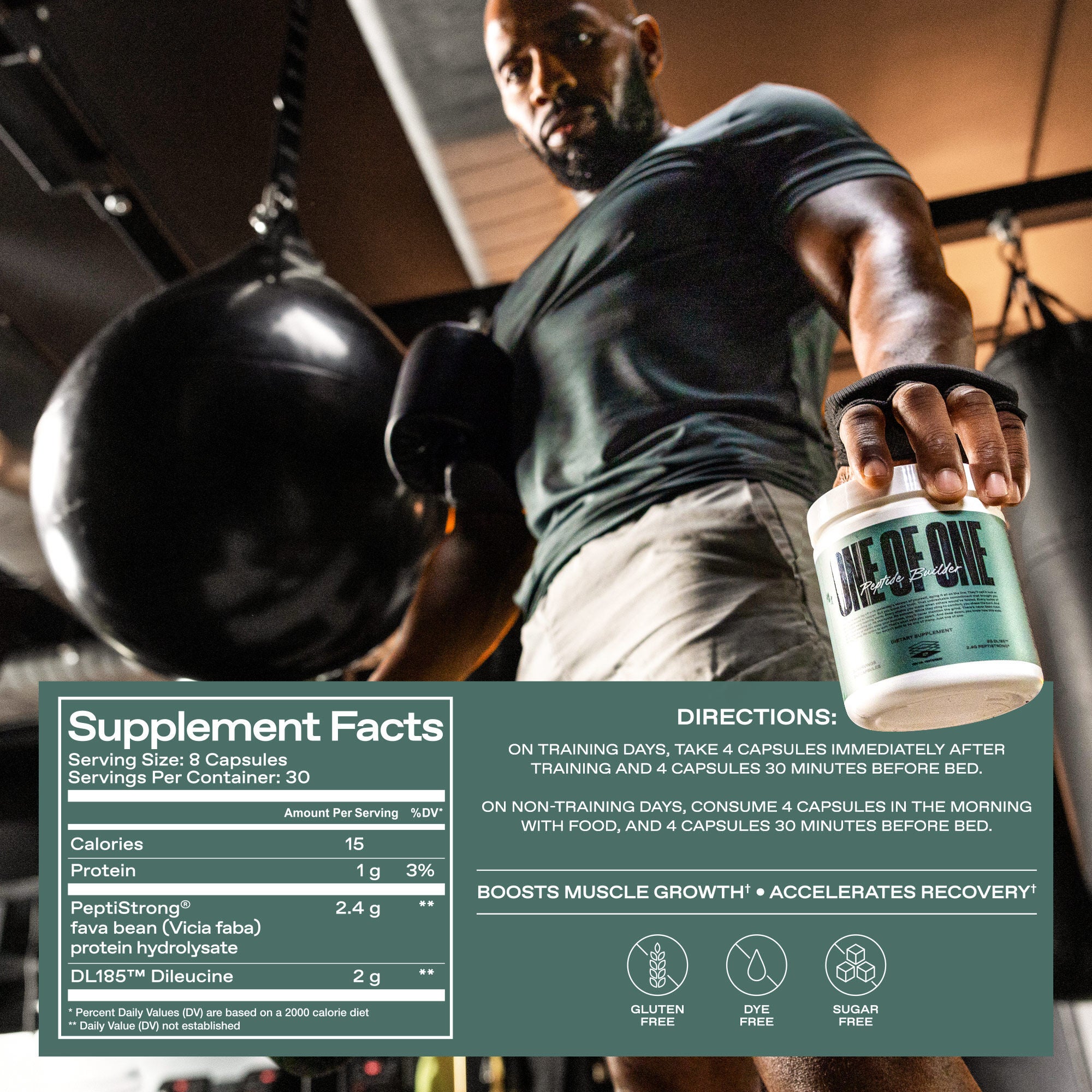 One of One Peptide Builder - 240 Capsules (30 Servings)  | GNC