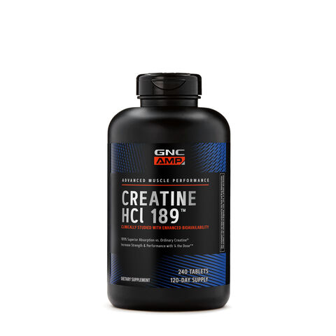 Creatine HCl 189&trade; - 240 Tablets &#40;120 Servings&#41;  | GNC