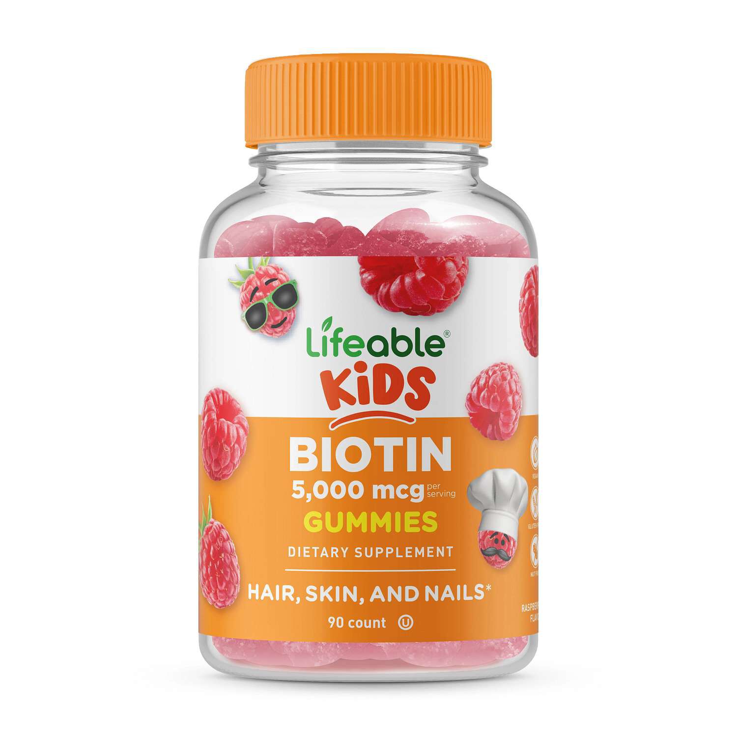 Kids Biotin 5000mcg - 60 Gummies (30 Servings)
