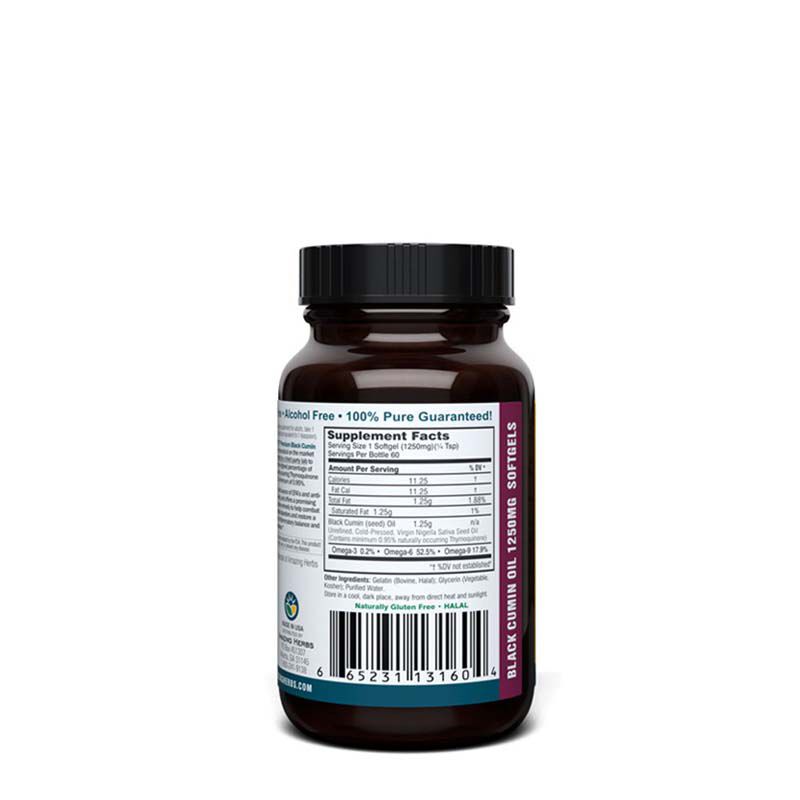 Black Seed&trade; 1250 mg. - 60 Softgels (60 Servings)  | GNC