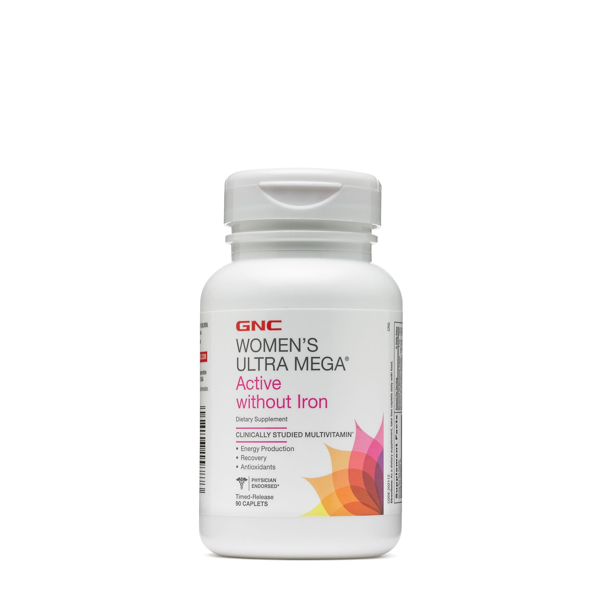 GNC Women's Ultra Mega Active Multivitamin without Iron 90ct GNC
