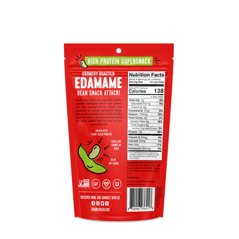 Crunchy Roasted Edamame Beans - Sriracha &#40;3 Bags&#41;  | GNC