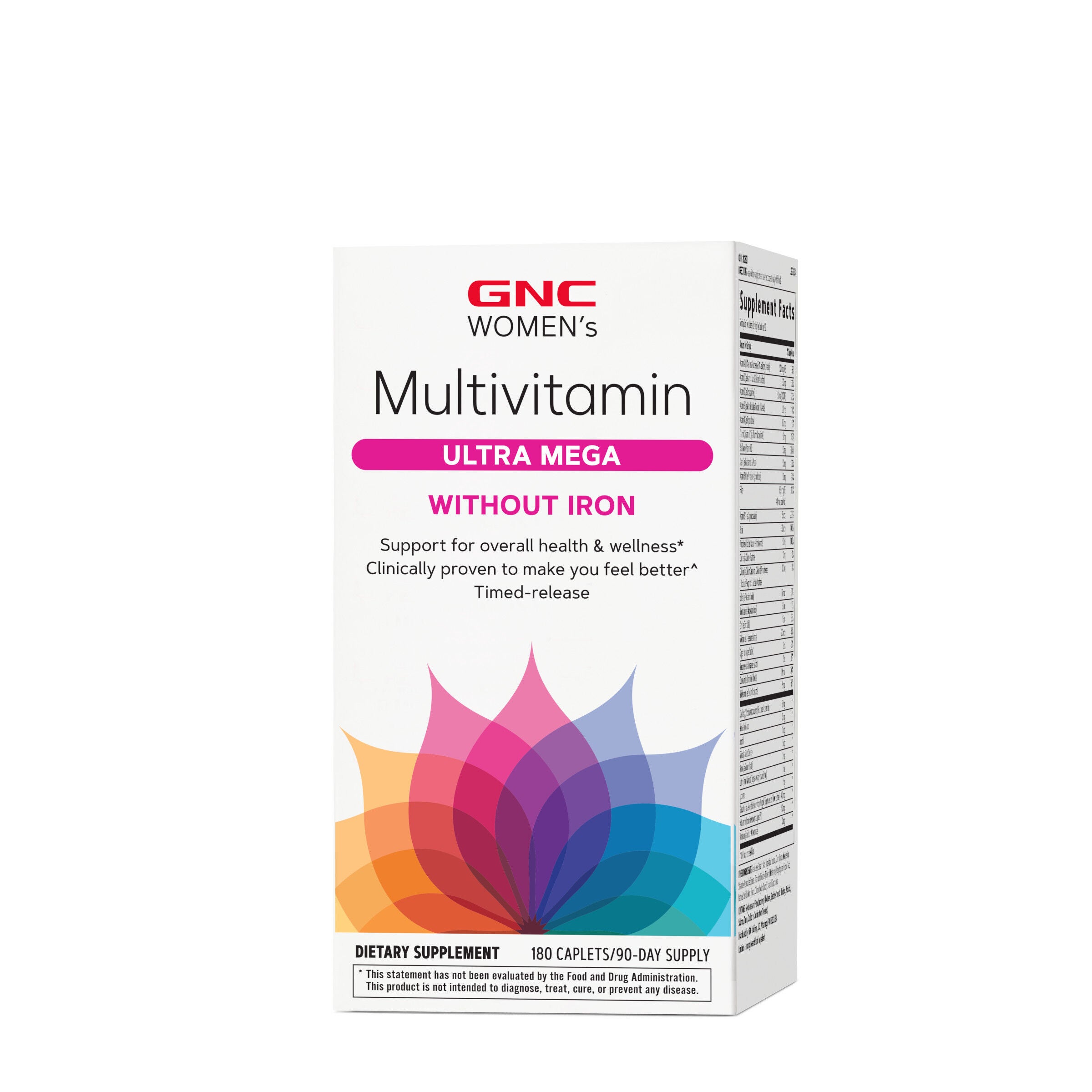 Multivitamin Ultra Mega Without Iron - 180 Caplets (90 Servings)  | GNC