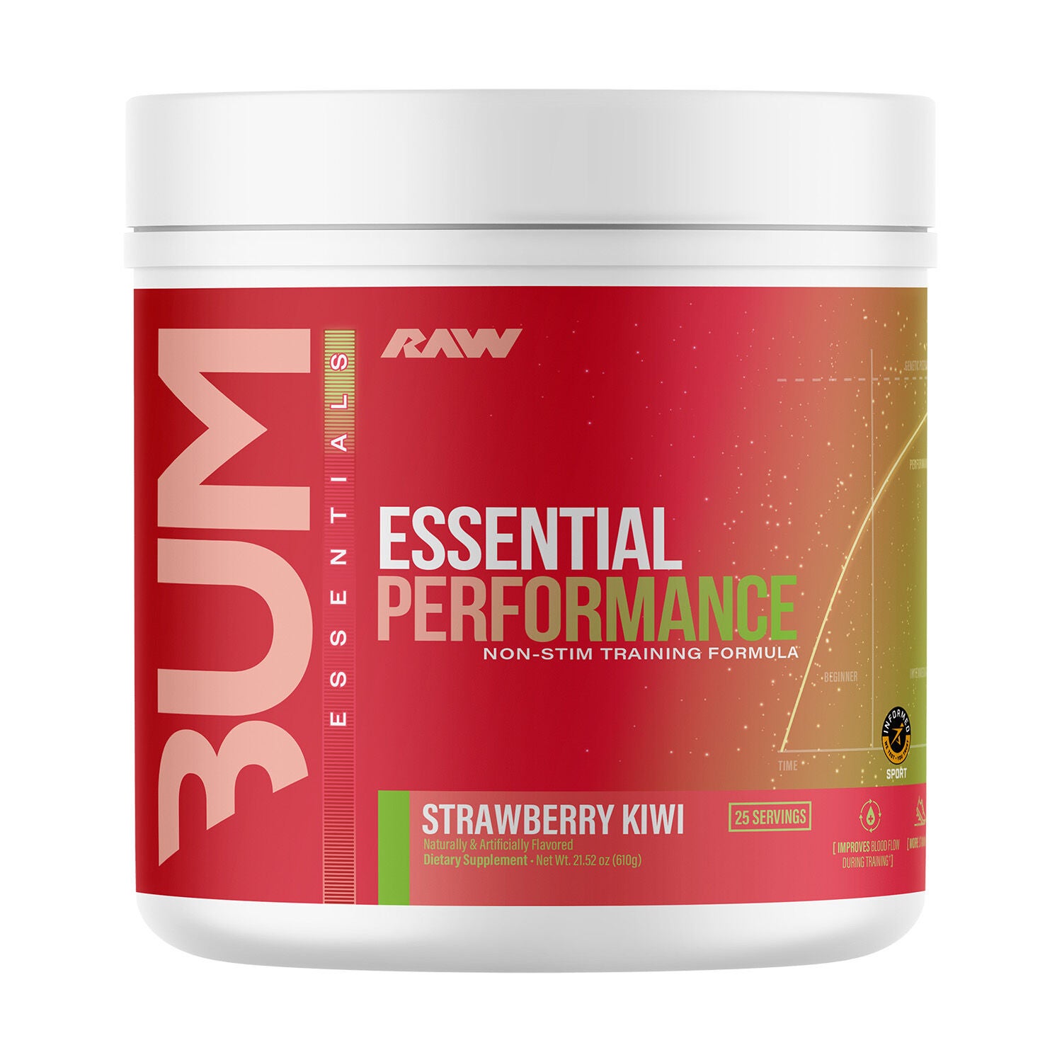 Essential Performance Non-Stim - Strawberry Kiwi (25 Servings)  | GNC