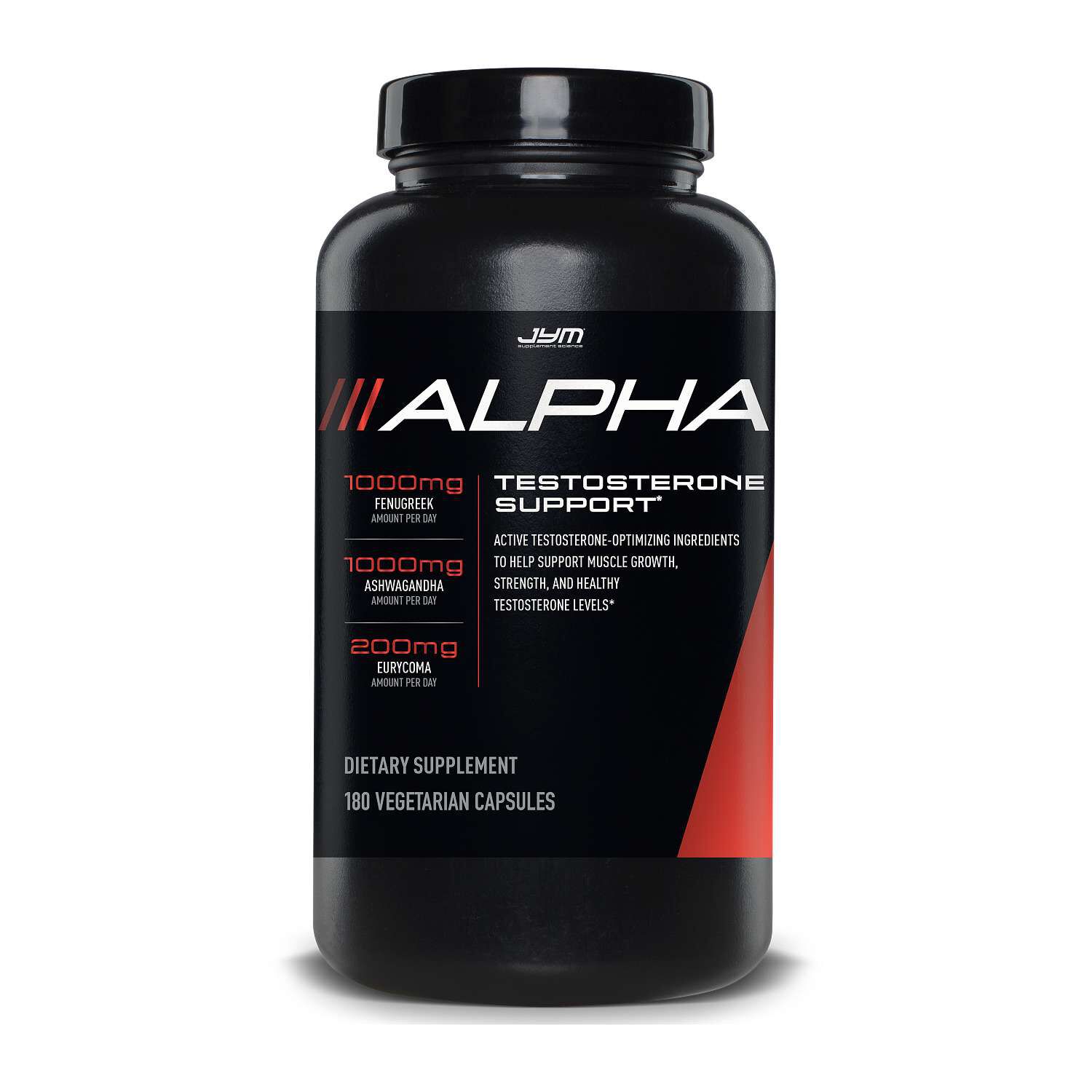 Alpha Testosterone Support* - 180 Capsules (60 Servings)