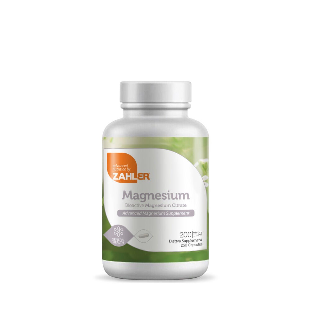 Magnesium: Bioactive Magensium Citrate - 250 Capsules (250 Servings)  | GNC