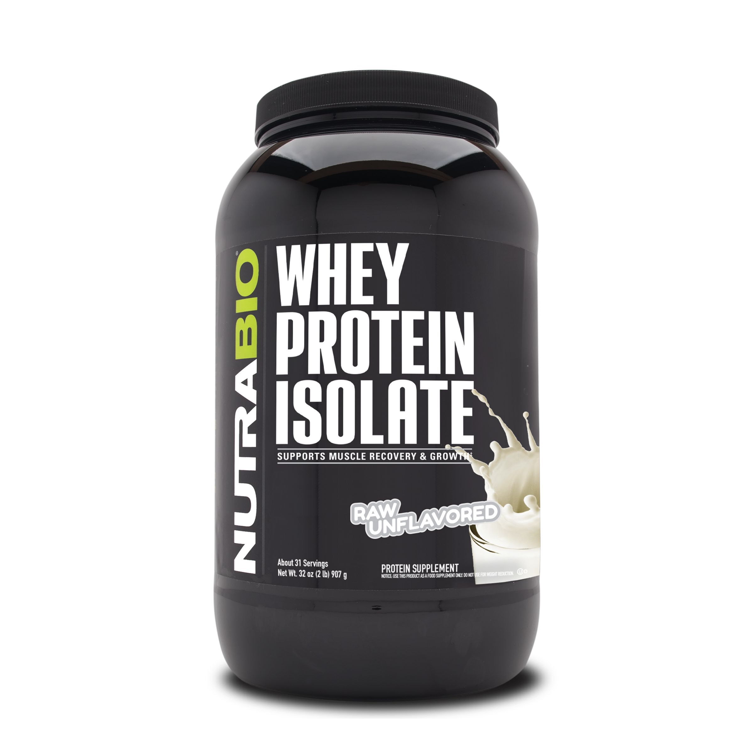 Whey Protein Isolate - Raw Unflavored (31 Servings) Raw Unflavored | GNC