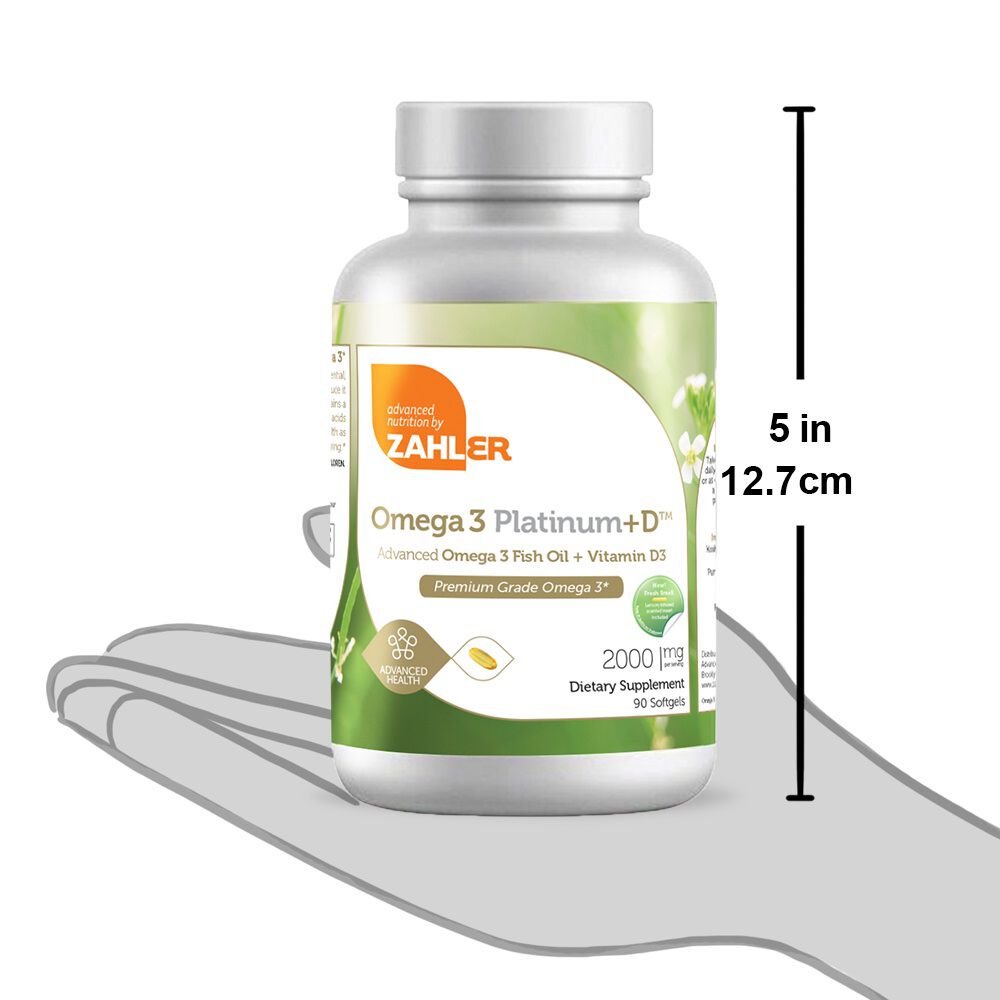 Omega 3 Platinum+D&trade; - 90 Softgels (45 Servings)  | GNC