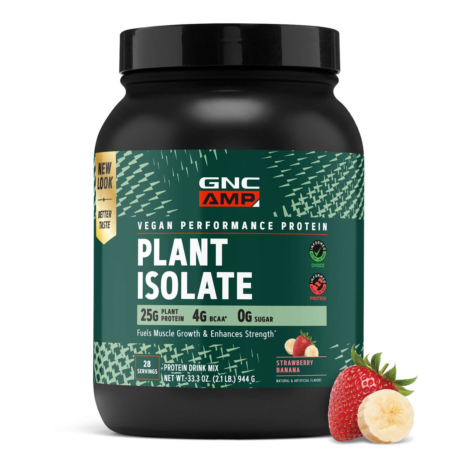 Plant Isolate Protein - Strawberry Banana (28 Servings) Strawberry Banana | GNC