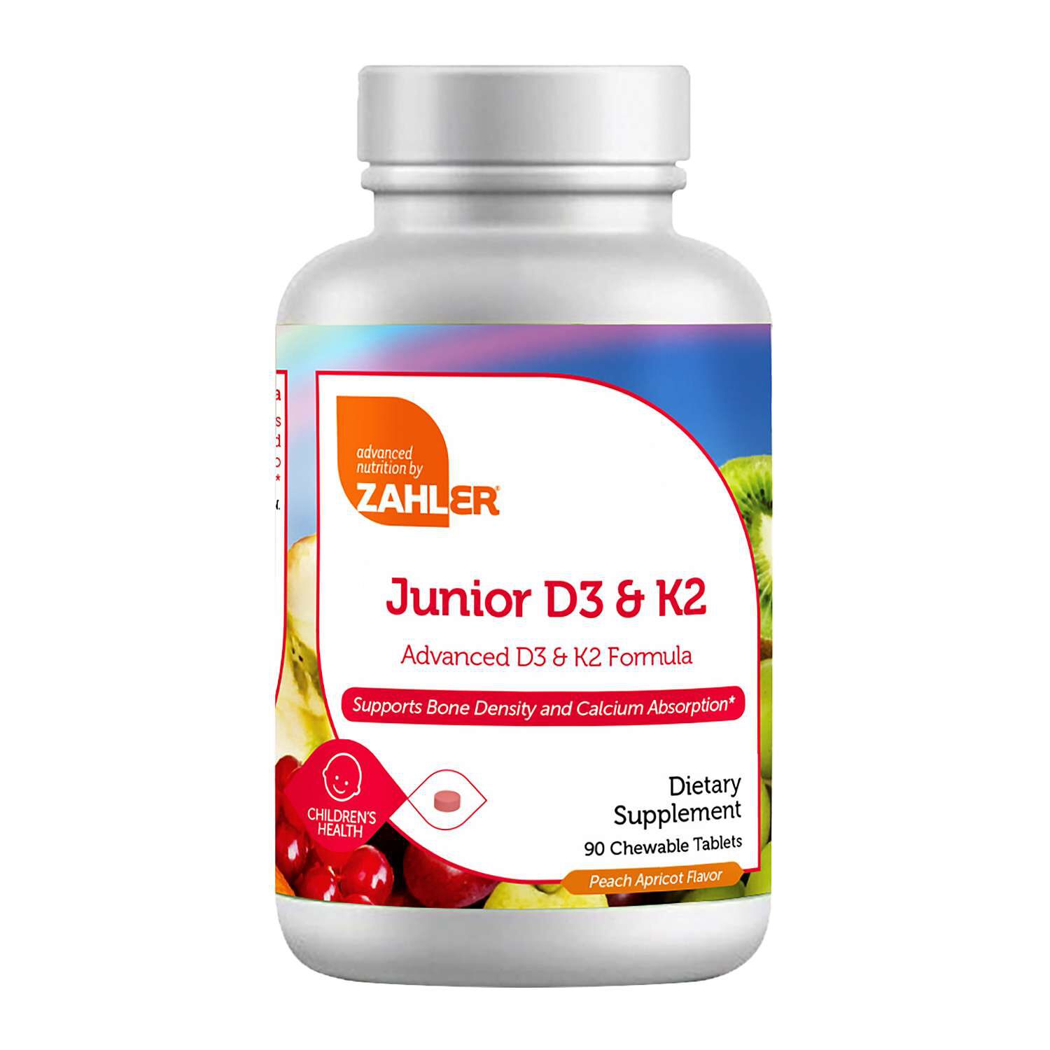 Junior D3 &amp; K2 - 90 Tablets (90 Servings)  | GNC