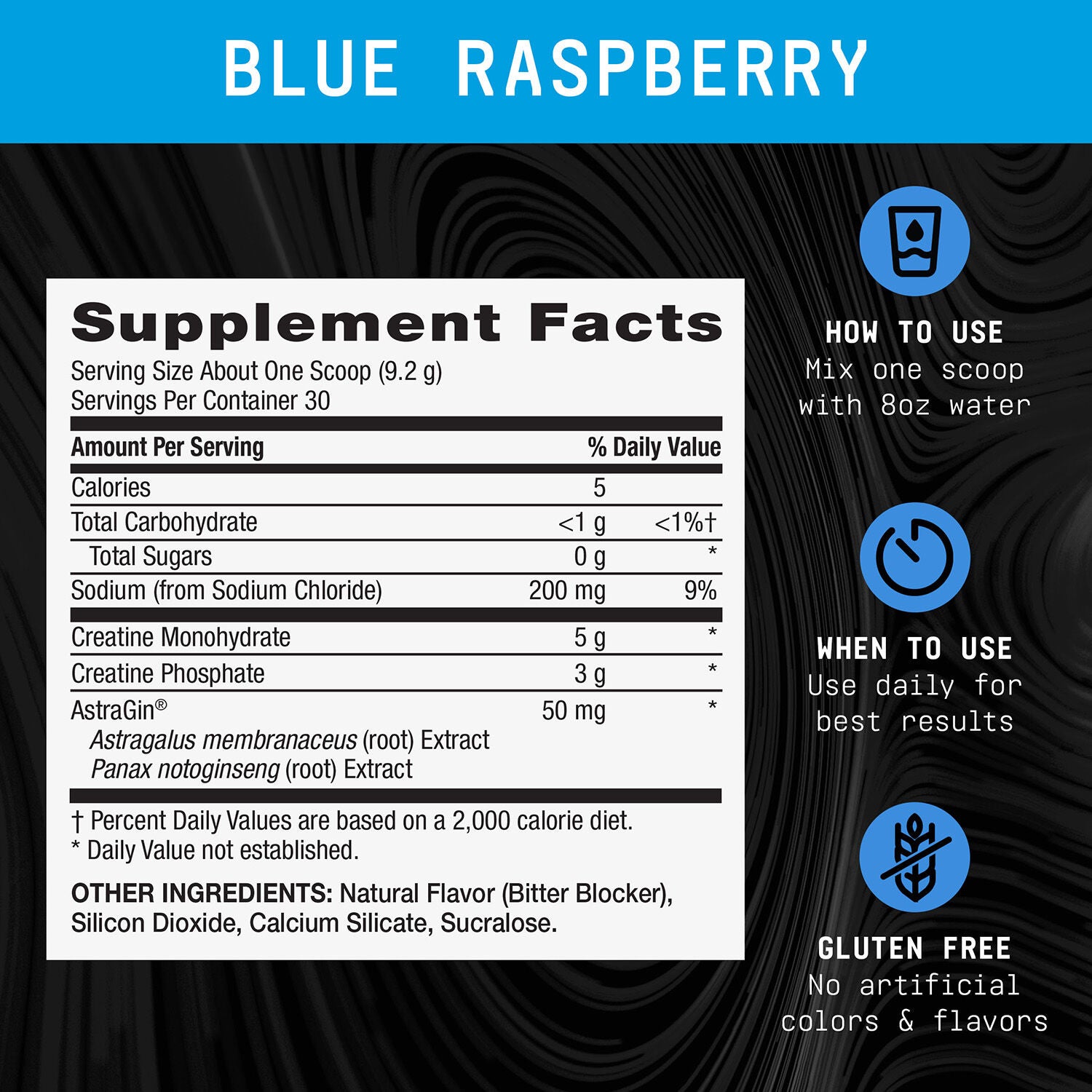 Creatine Monophate - Blue Raspberry (30 Servings) Blue Raspberry | GNC