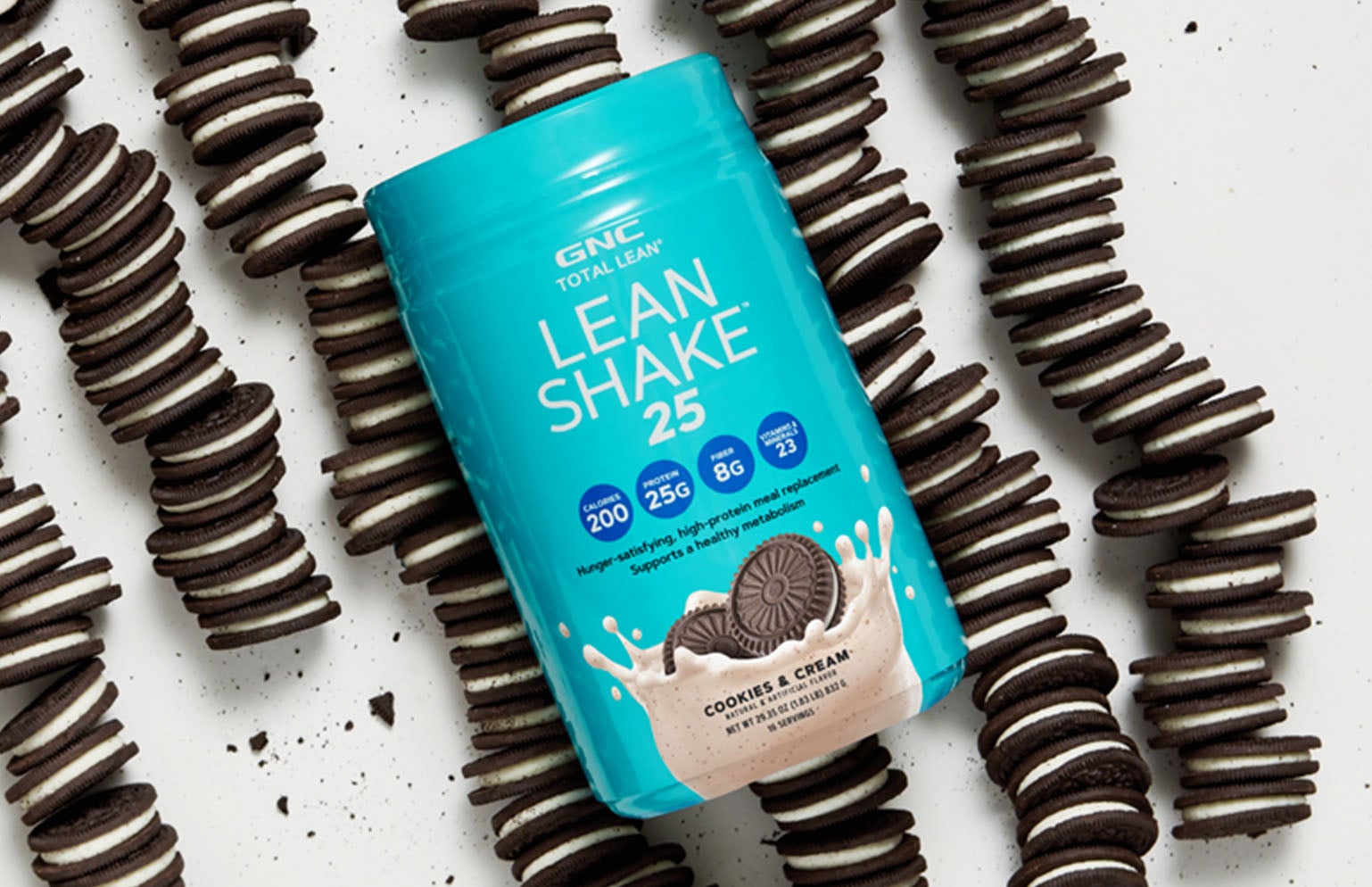 TeamGNC Ambassador Chanel Delisser's Cookies and Cream Protein Shake GNC