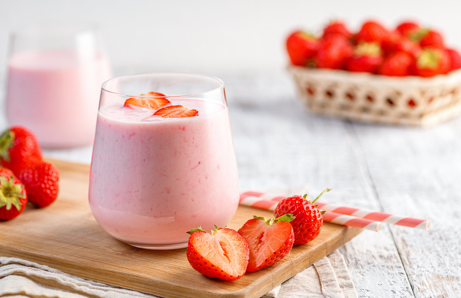 Strawberry Protein Milkshake Recipe