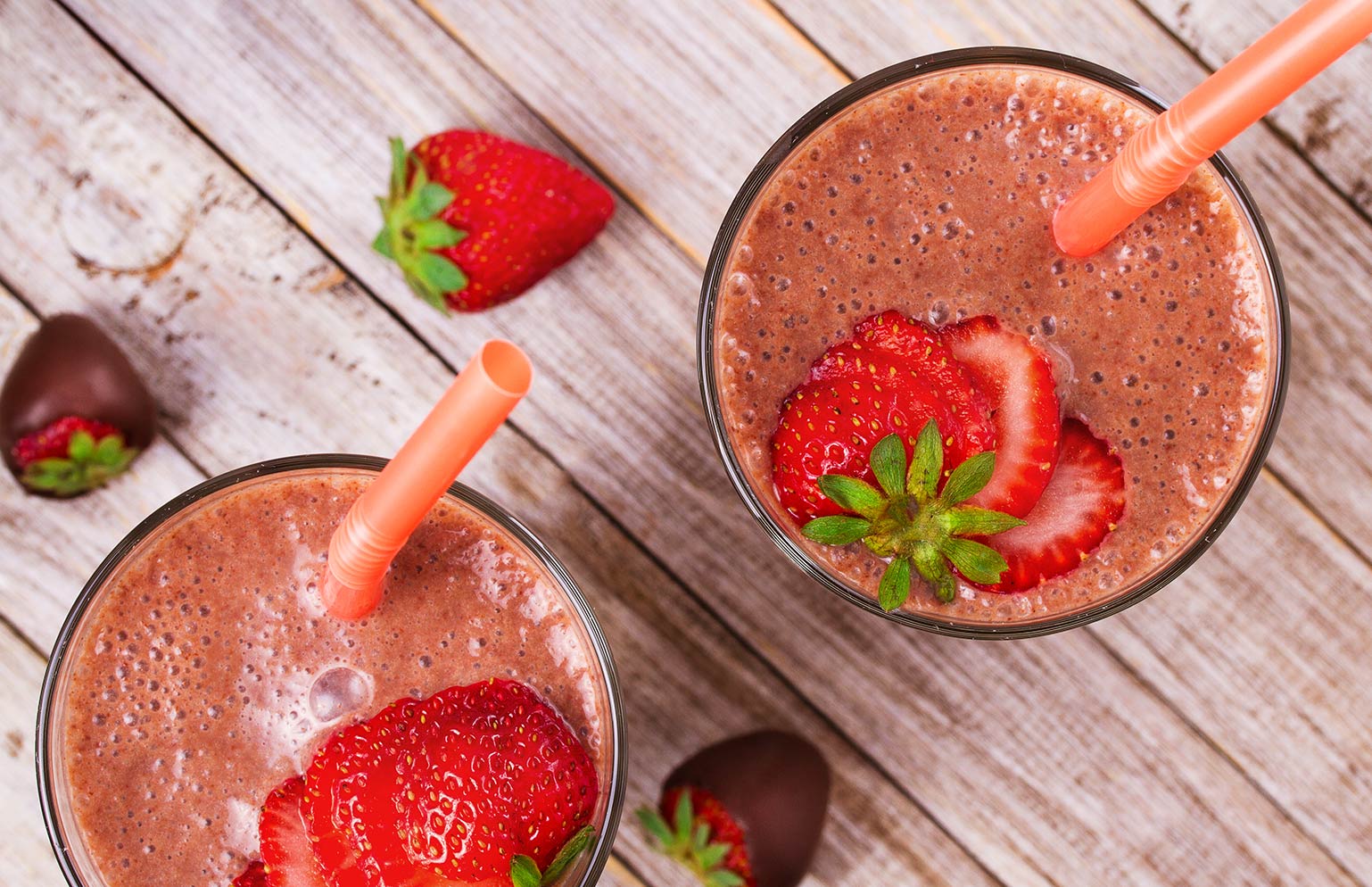Chocolate Covered Strawberry Shake Recipe photo