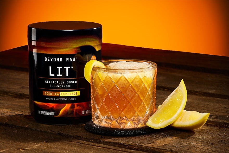 LIT Iced Tea Lemonade PreWorkout Slushie GNC