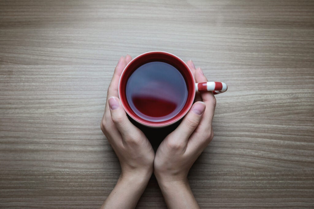 sleepy cherry mocktail