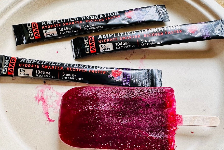 AMPLIFIED HYDRATION HOMEMADE ELECTROLYTE POPSICLES GNC