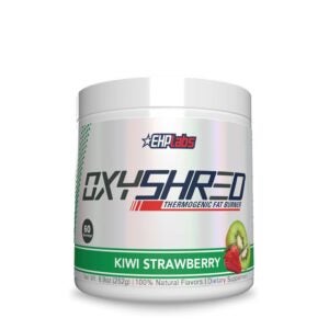 White Oxyshred tub in the kiwi strawberry flavor.